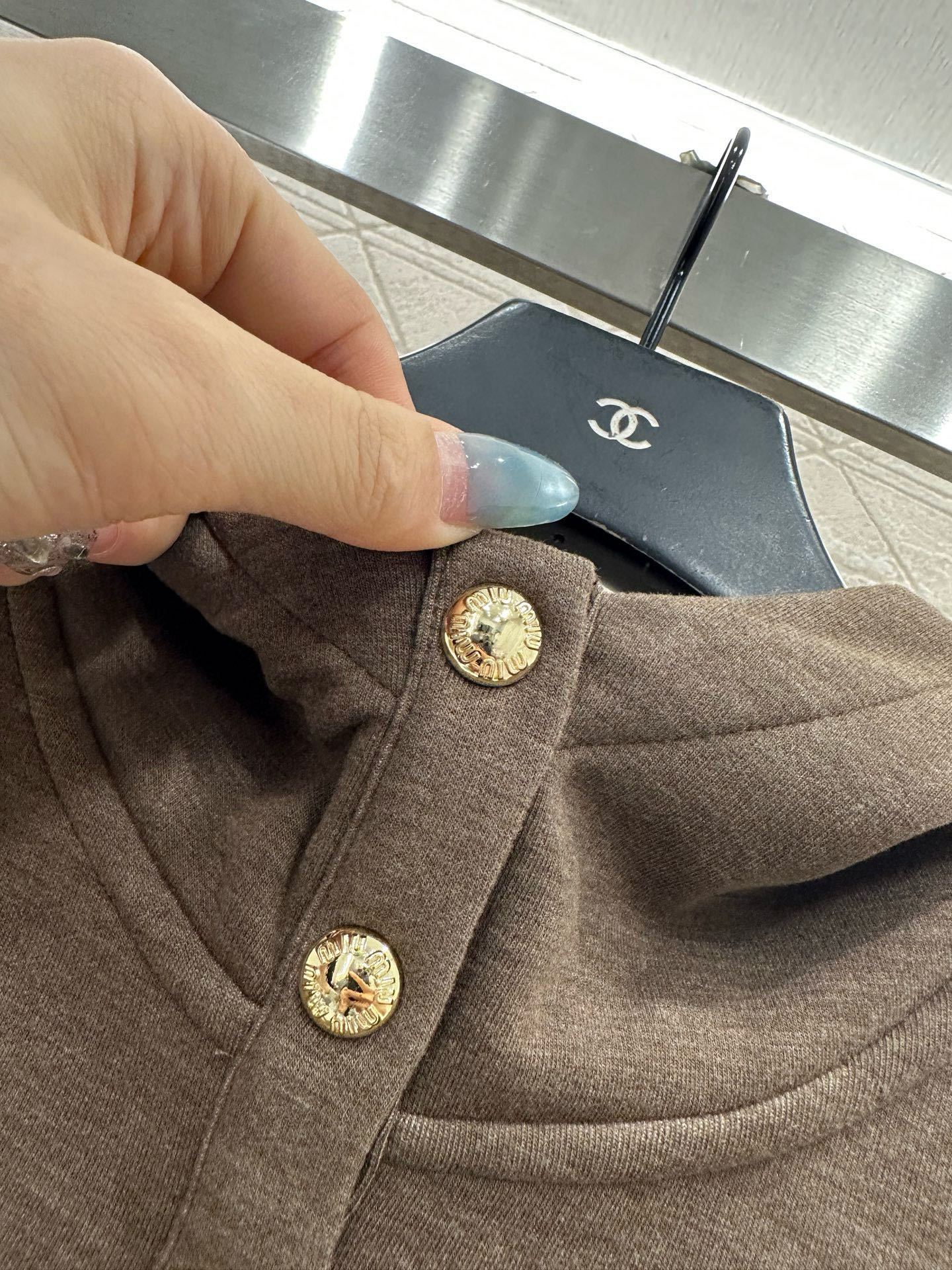 ♥Miumi*♥2025新品上架 半开襟连帽上衣长裤套装定制YB进口羊毛混纺材质，质感光泽，舒适保暖，修