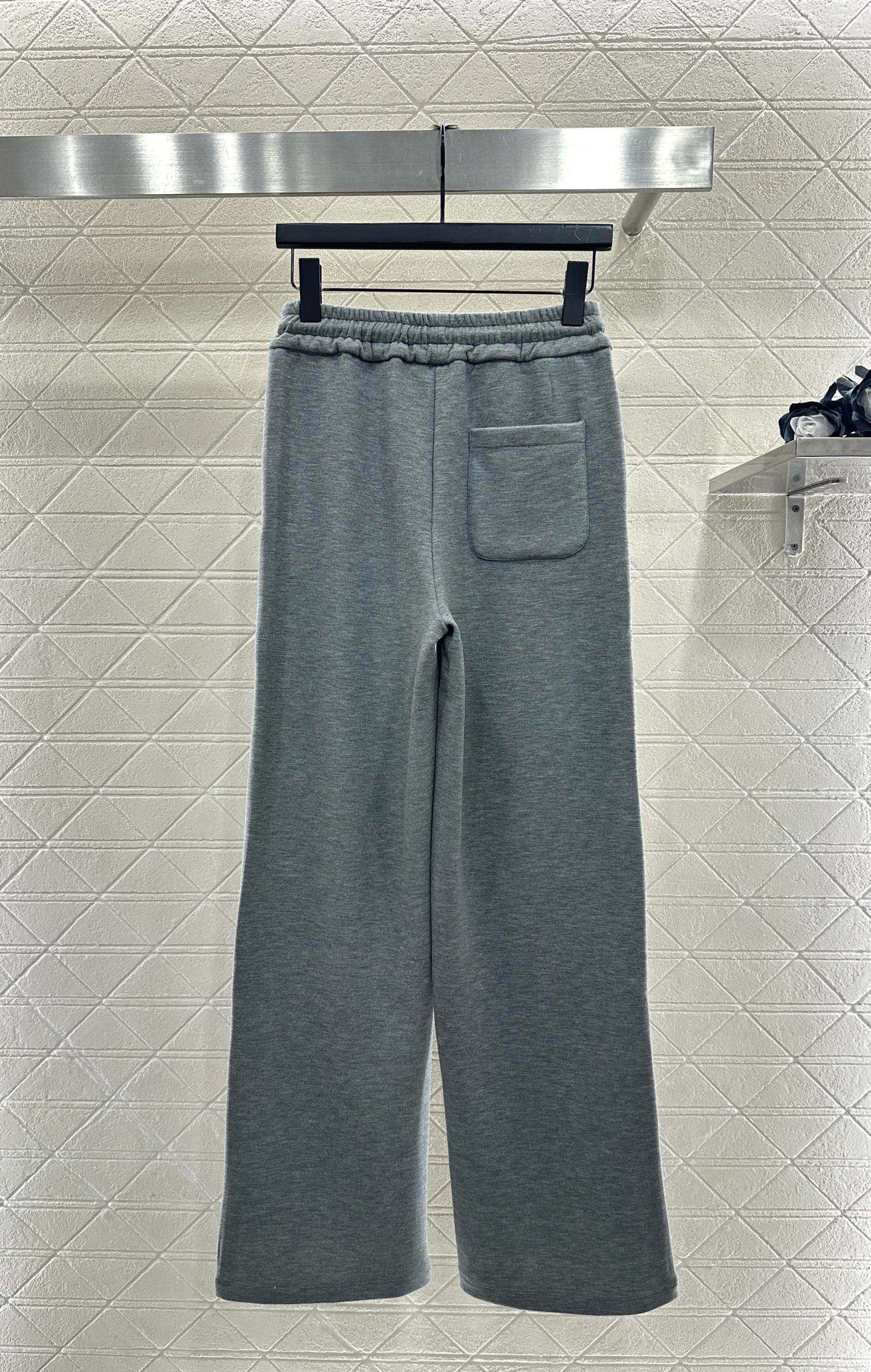 ♥Miumi*♥2025新品上架 半开襟连帽上衣长裤套装定制YB进口羊毛混纺材质，质感光泽，舒适保暖，修