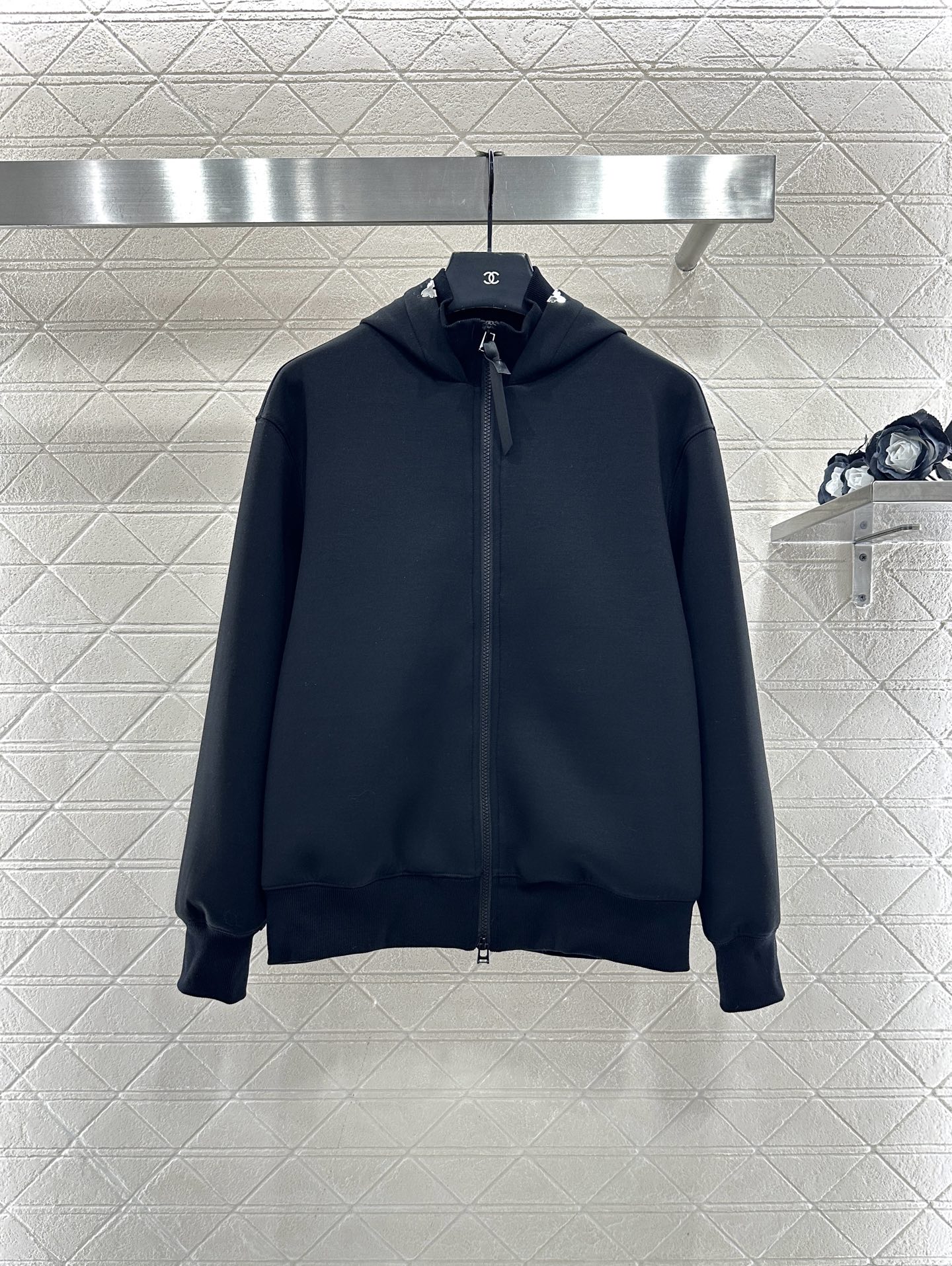 ♥Louis vuitto*♥2025新品上架 连帽金属徽标外套长裤套装定制YB斜纹全棉材质，秋冬保暖厚