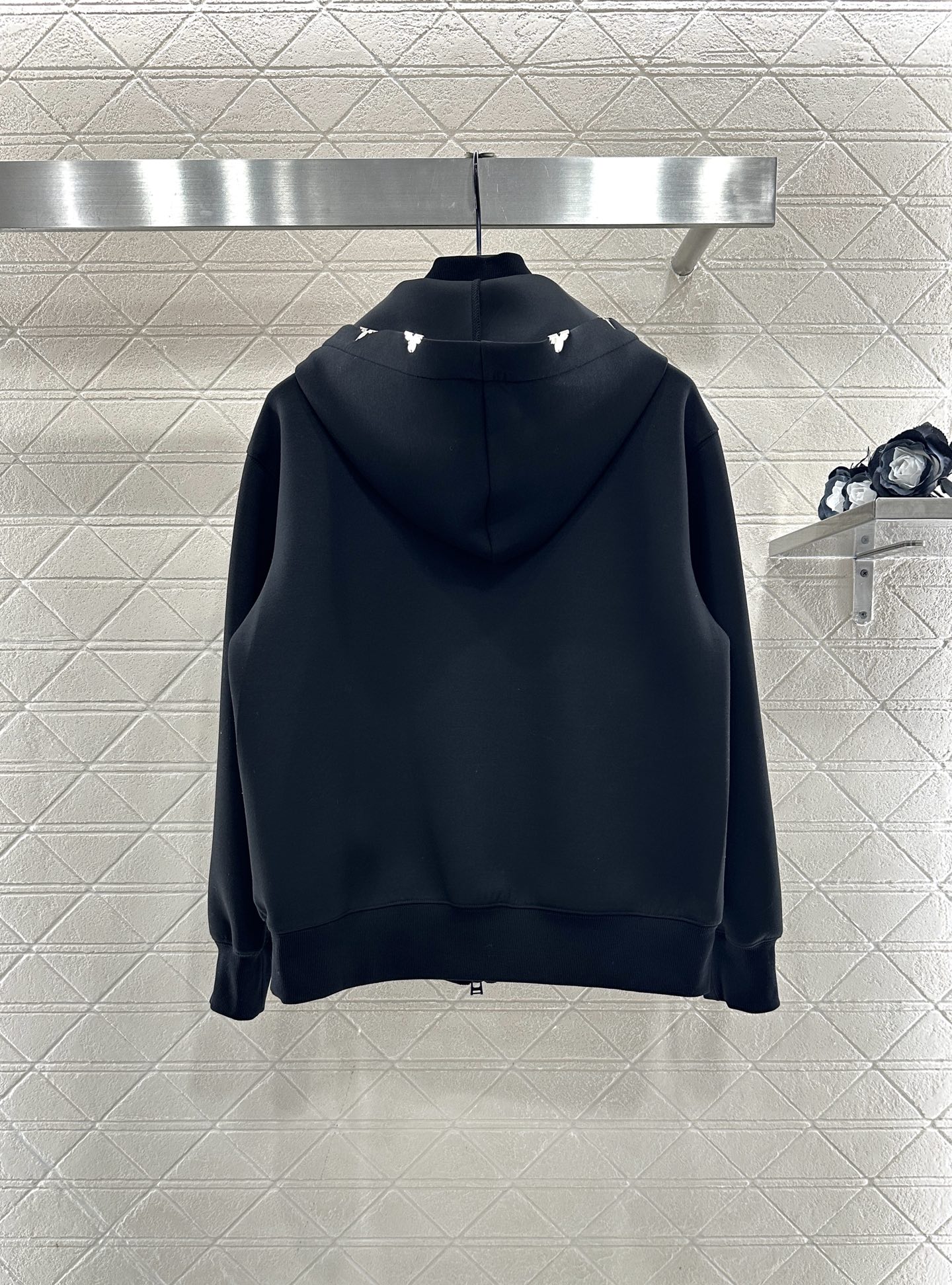 ♥Louis vuitto*♥2025新品上架 连帽金属徽标外套长裤套装定制YB斜纹全棉材质，秋冬保暖厚