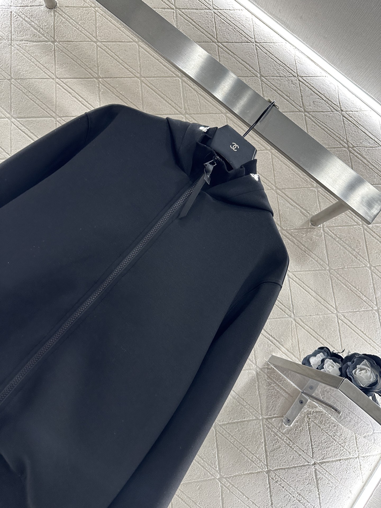 ♥Louis vuitto*♥2025新品上架 连帽金属徽标外套长裤套装定制YB斜纹全棉材质，秋冬保暖厚