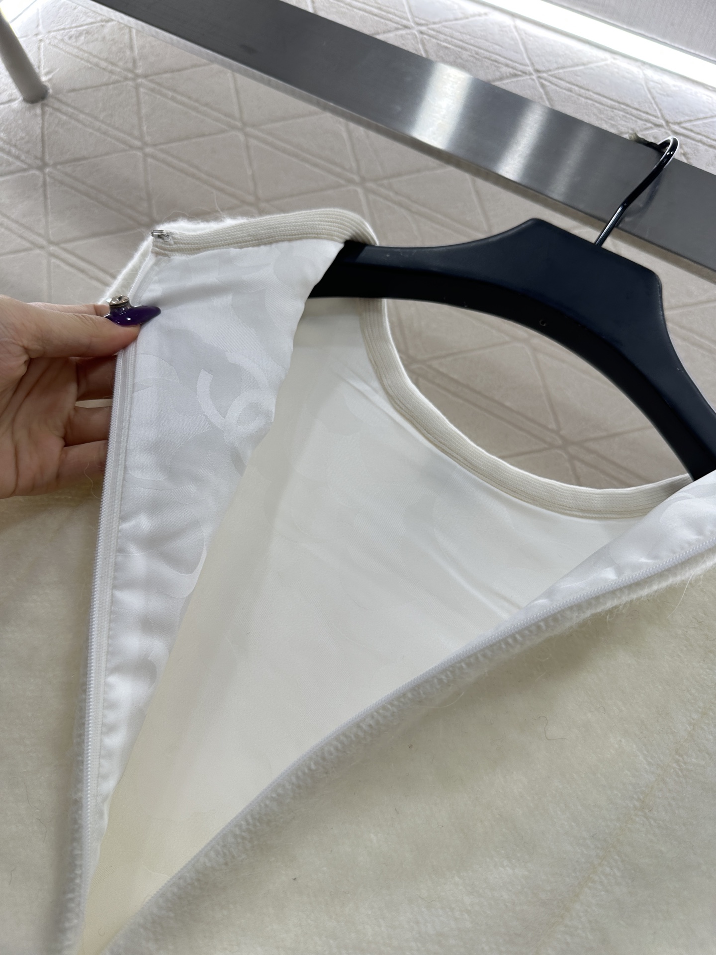 ♥Chane*♥2025新品上架 圆领洋装连衣裙25coco滑雪🎿系列#定制YB进口羊毛呢材质，质感高级