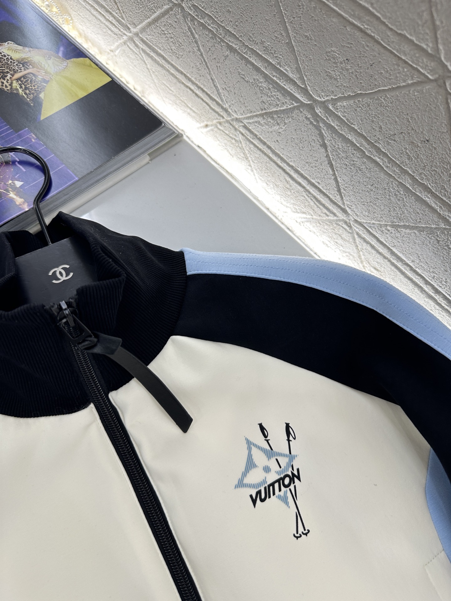 ♥Louis Vuitto*♥2025新品上架 插肩拼色拉链外套长裤套装最新滑雪🎿系列#定制YB空气棉材