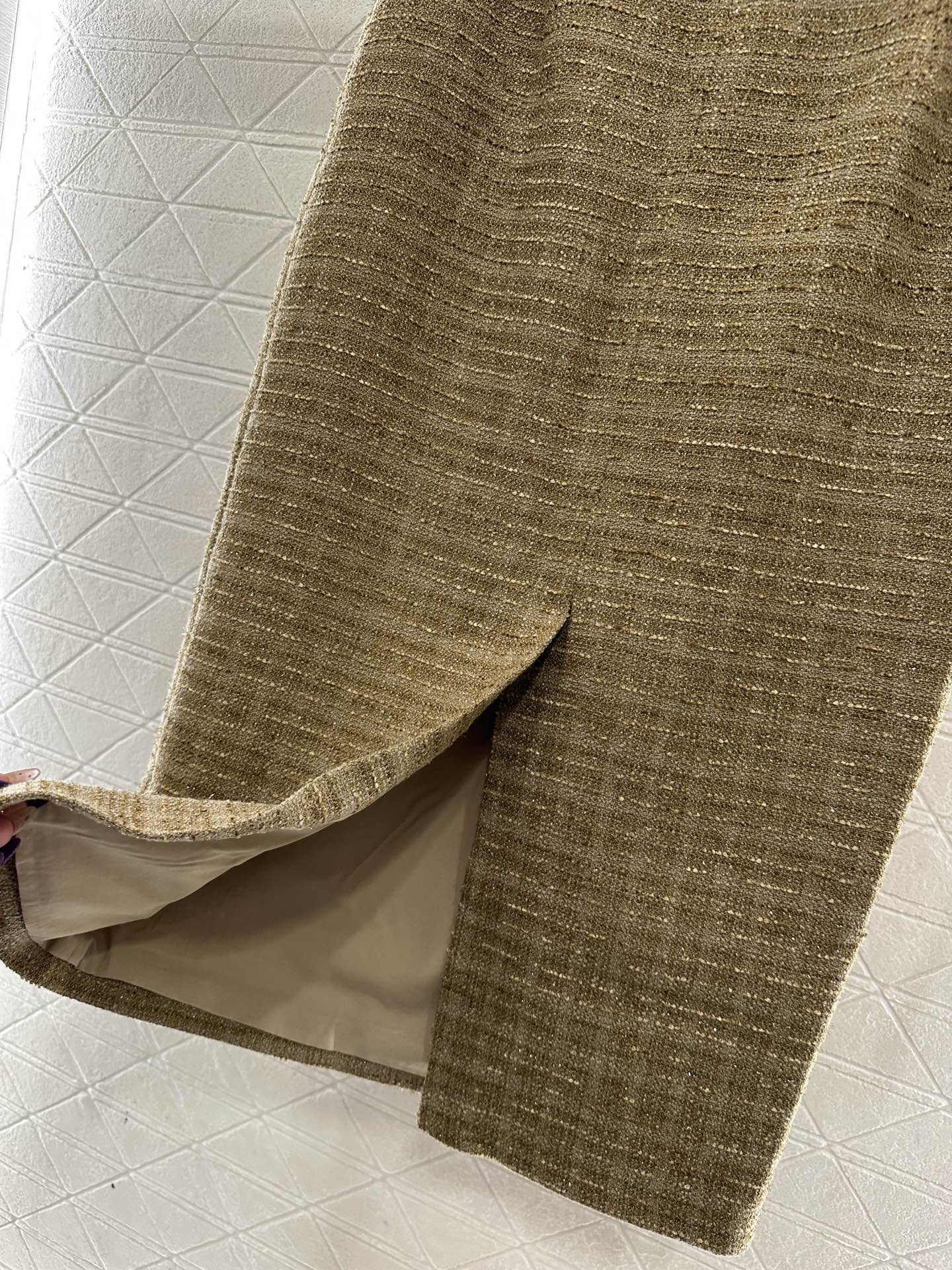 ♥Chane*♥2025新品上架 圆领编织洋装半裙套装定制YB进口粗纺毛呢材质，质感高级，品相十足，圆领