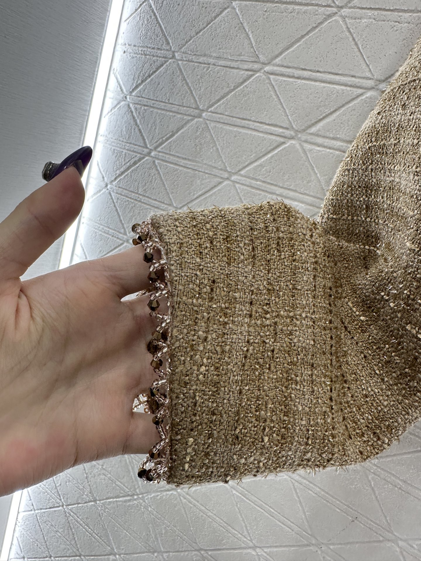 ♥Chane*♥2025新品上架 圆领编织洋装半裙套装定制YB进口粗纺毛呢材质，质感高级，品相十足，圆领