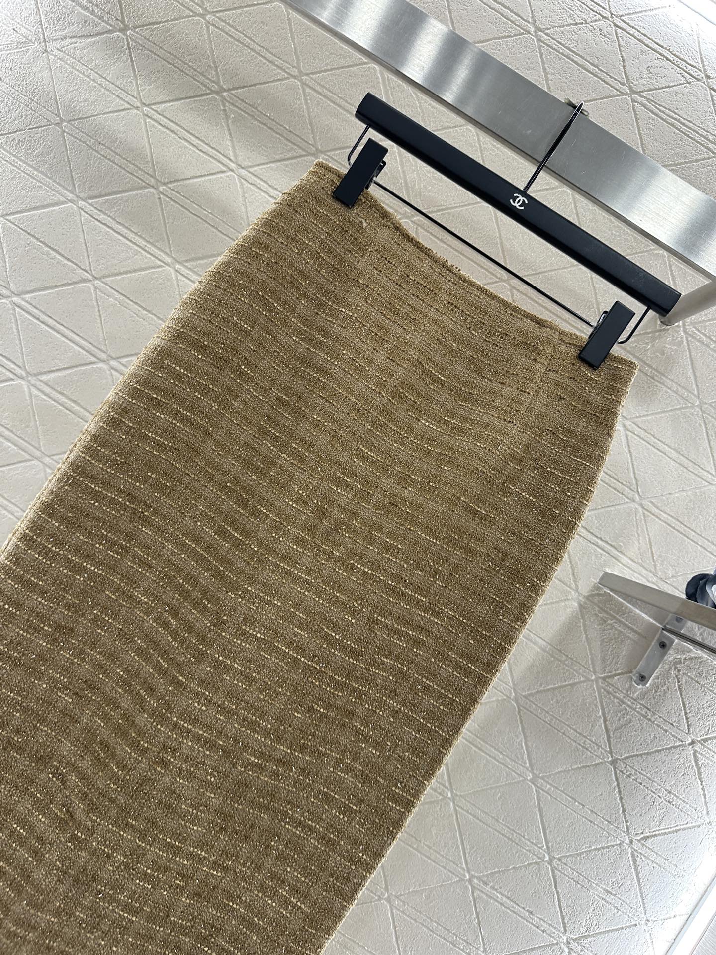 ♥Chane*♥2025新品上架 圆领编织洋装半裙套装定制YB进口粗纺毛呢材质，质感高级，品相十足，圆领