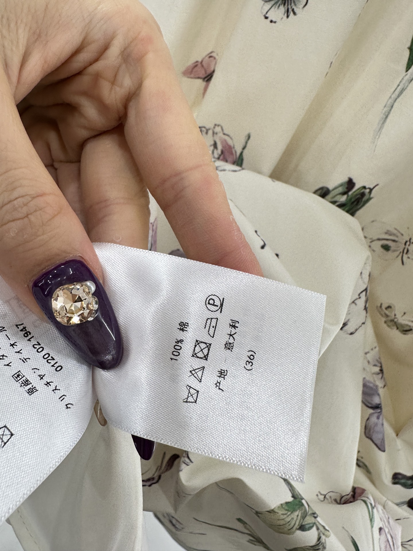 ♥Dio*♥2025新品上架 直喷印花短袖连衣裙定制YB斜纹全棉材质，质感垂顺舒适，吸湿透气，翻领短袖连