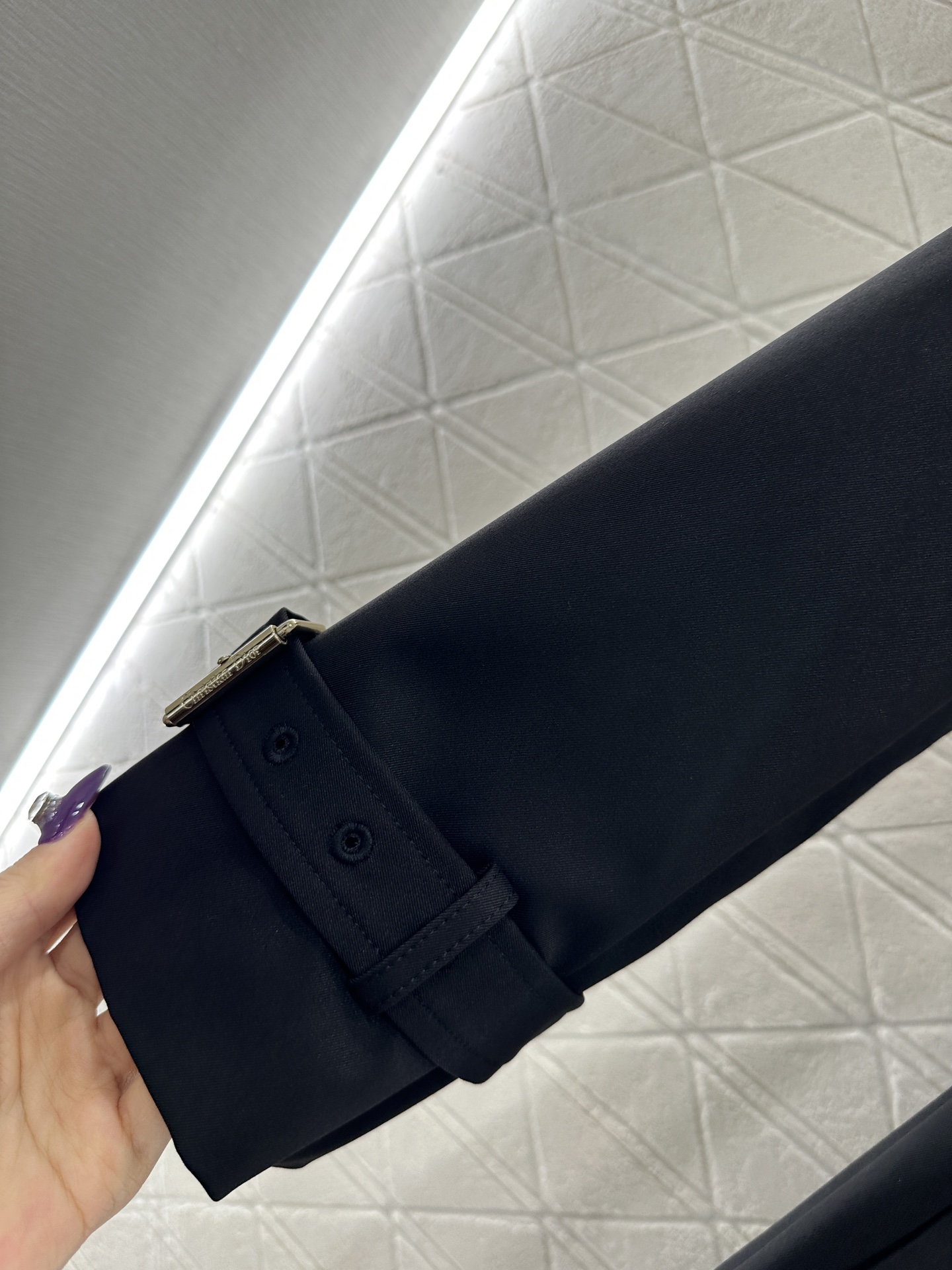 ♥Dio*♥2025新品上架 腰带长款风衣外套定制YB进口风衣材质，工艺处理，挺括有型，翻领长款腰带风衣