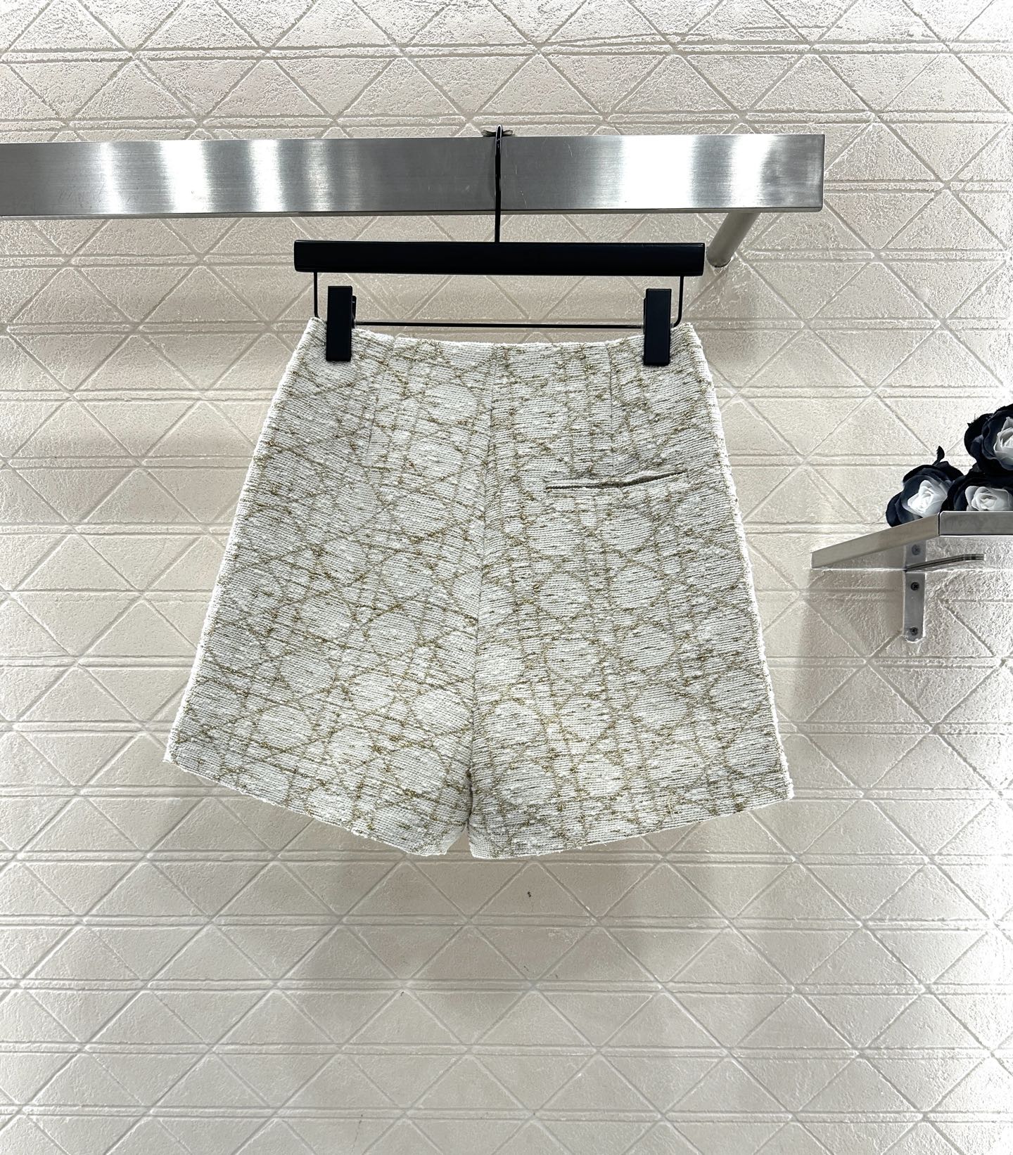 ♥Dio*♥2025新品上架 藤格纹提花外套裙裤套装定制YB进口提花材质，质感高级，品相十足，圆领廓形外