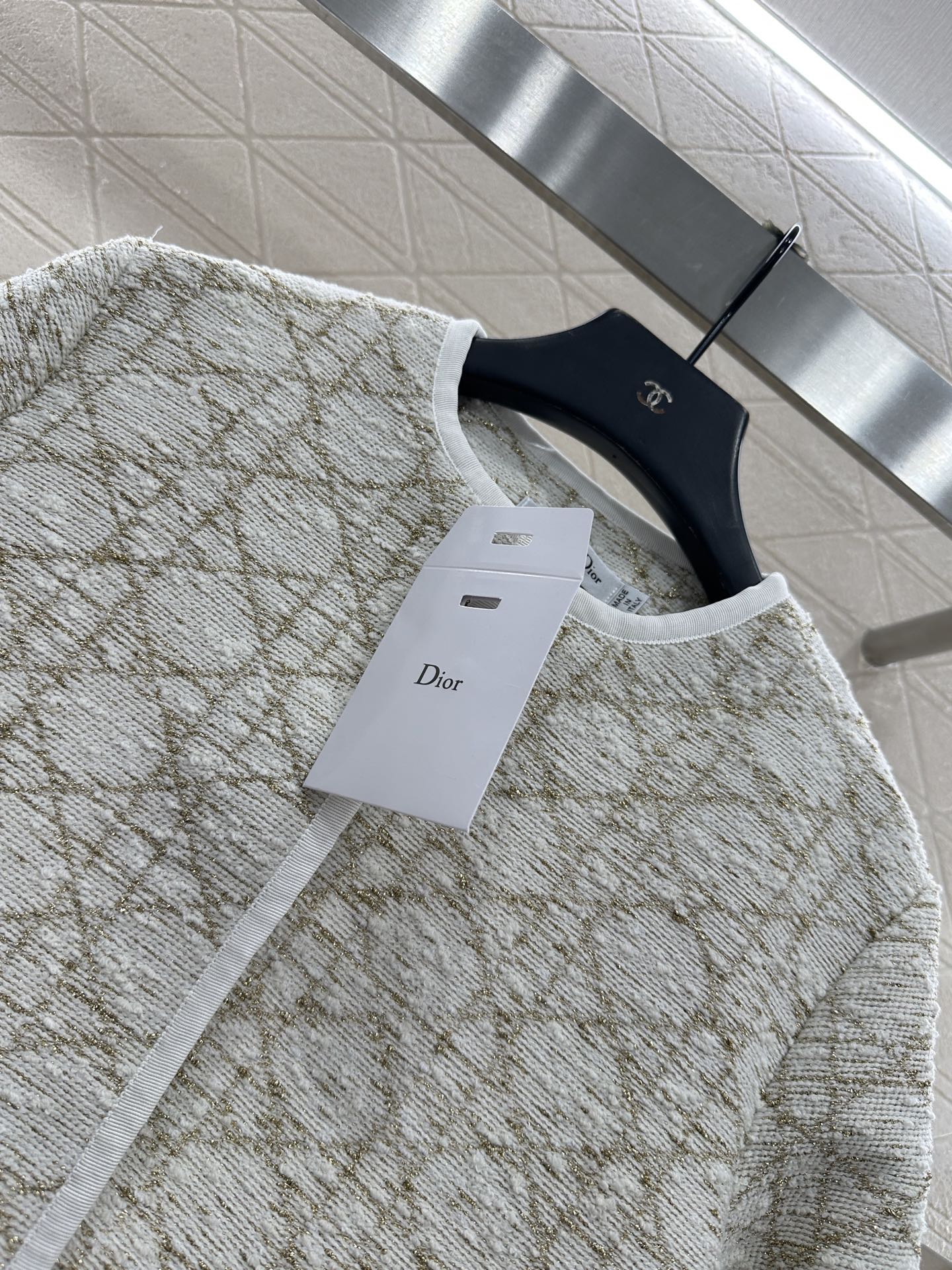 ♥Dio*♥2025新品上架 藤格纹提花外套裙裤套装定制YB进口提花材质，质感高级，品相十足，圆领廓形外