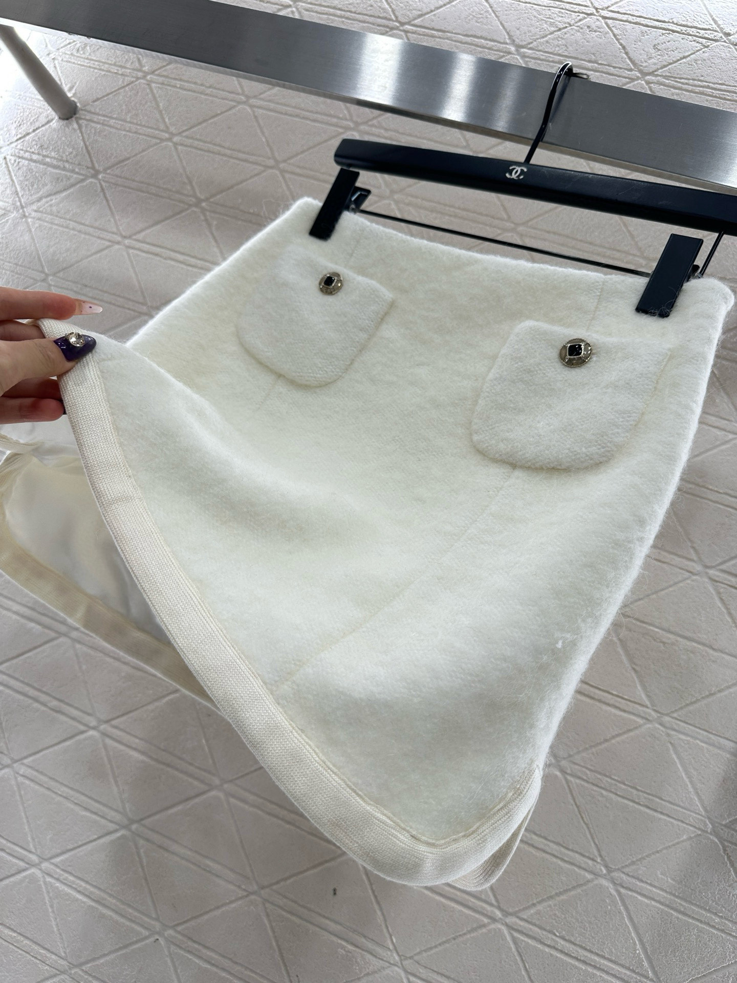 ♥Chane*♥2025新品上架 圆领毛呢洋装外套短裙套装25coco滑雪🎿系列#定制YB进口羊毛呢材质