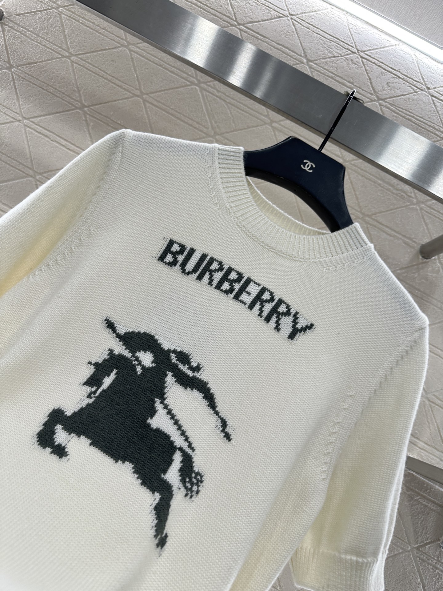 ♥BBR*♥2025新品上架 套头战马针织短袖定制YB羊毛纱线织造，质感高级，舒适柔软，圆领针织短袖剪裁