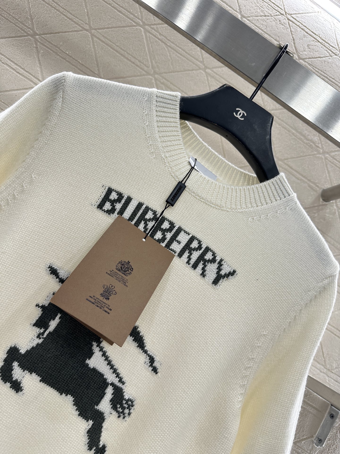 ♥BBR*♥2025新品上架 套头战马针织短袖定制YB羊毛纱线织造，质感高级，舒适柔软，圆领针织短袖剪裁