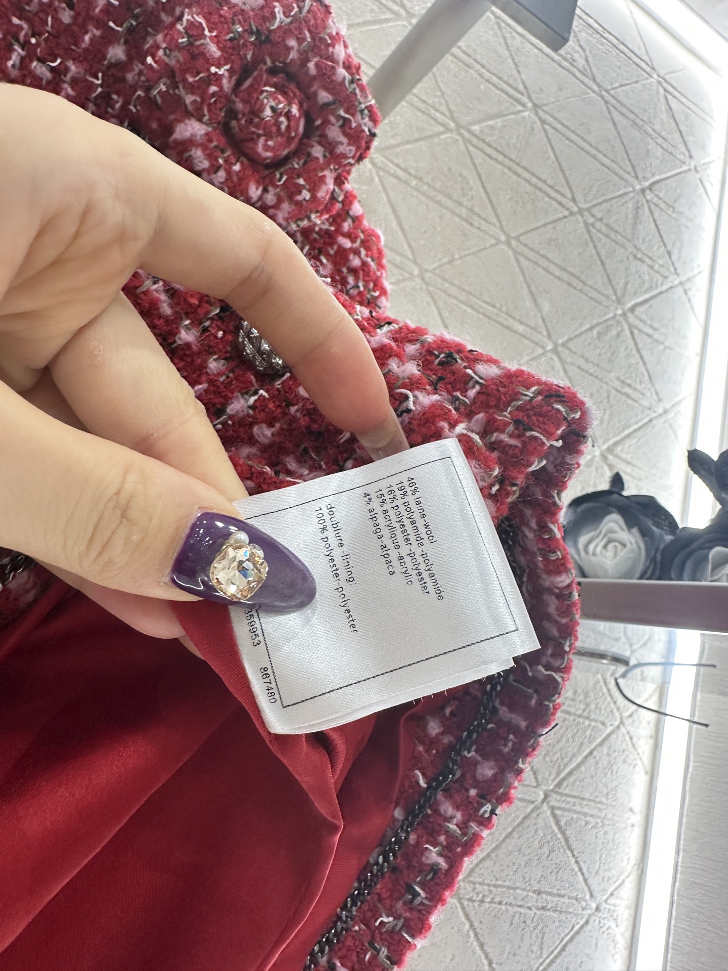 ♥Chane*♥2025新品上架 山茶花胸针圆领编织洋装定制YB进口粗纺羊毛呢材质，质感高级，品相十足，