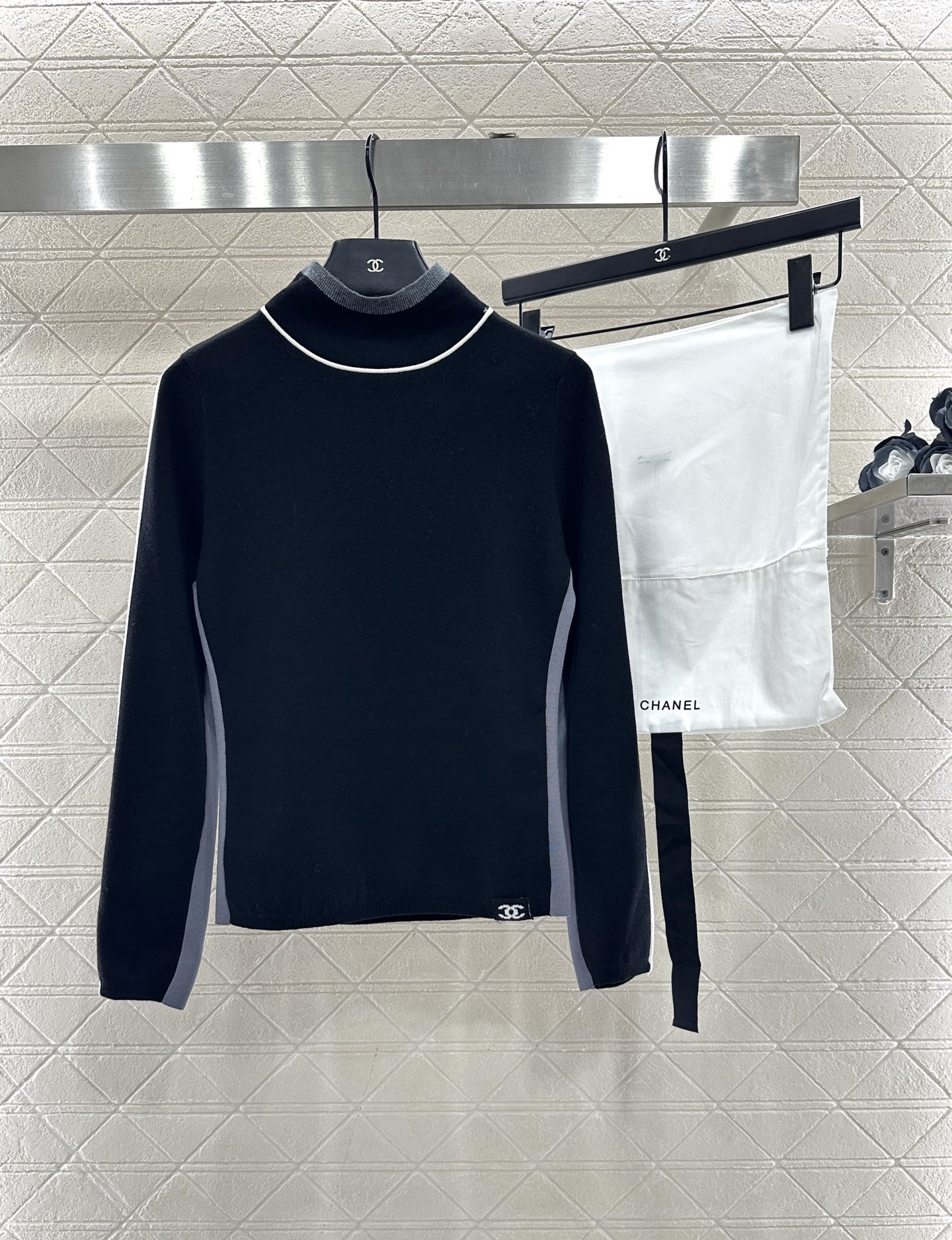 ♥Chane*♥2025新品上架 小高领针织套头毛衣25coco滑雪🎿系列#定制YB羊毛纱线织造，质感细