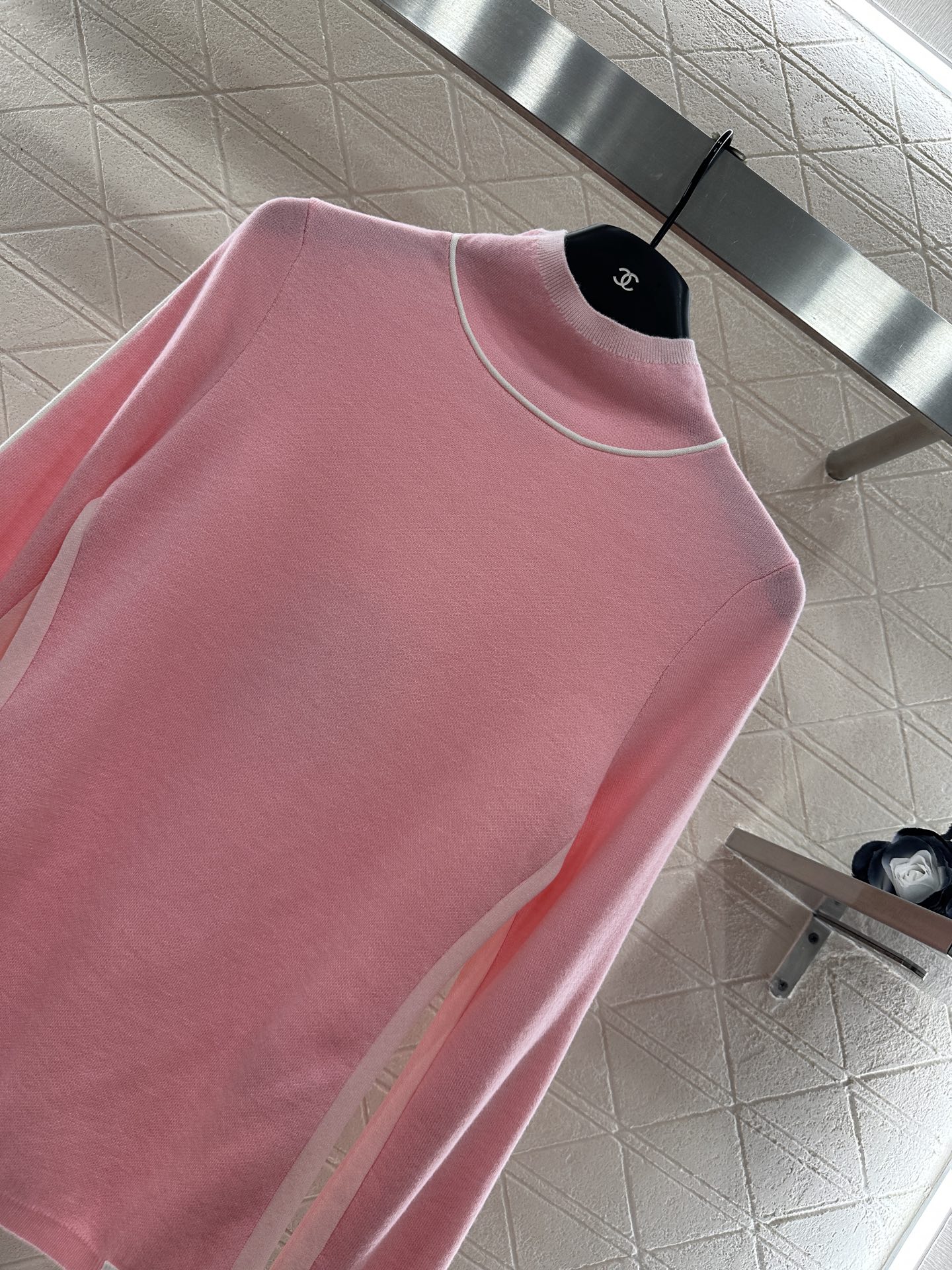 ♥Chane*♥2025新品上架 小高领针织套头毛衣25coco滑雪🎿系列#定制YB羊毛纱线织造，质感细