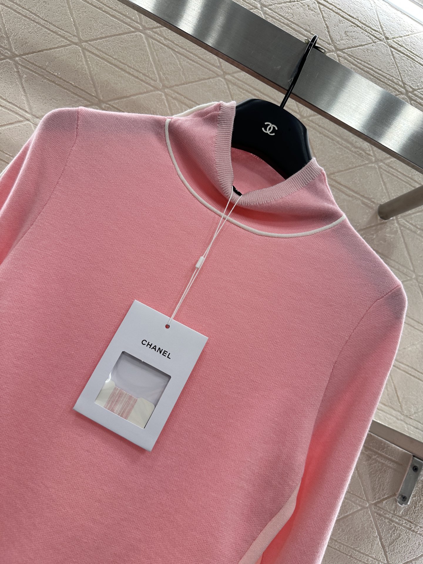 ♥Chane*♥2025新品上架 小高领针织套头毛衣25coco滑雪🎿系列#定制YB羊毛纱线织造，质感细