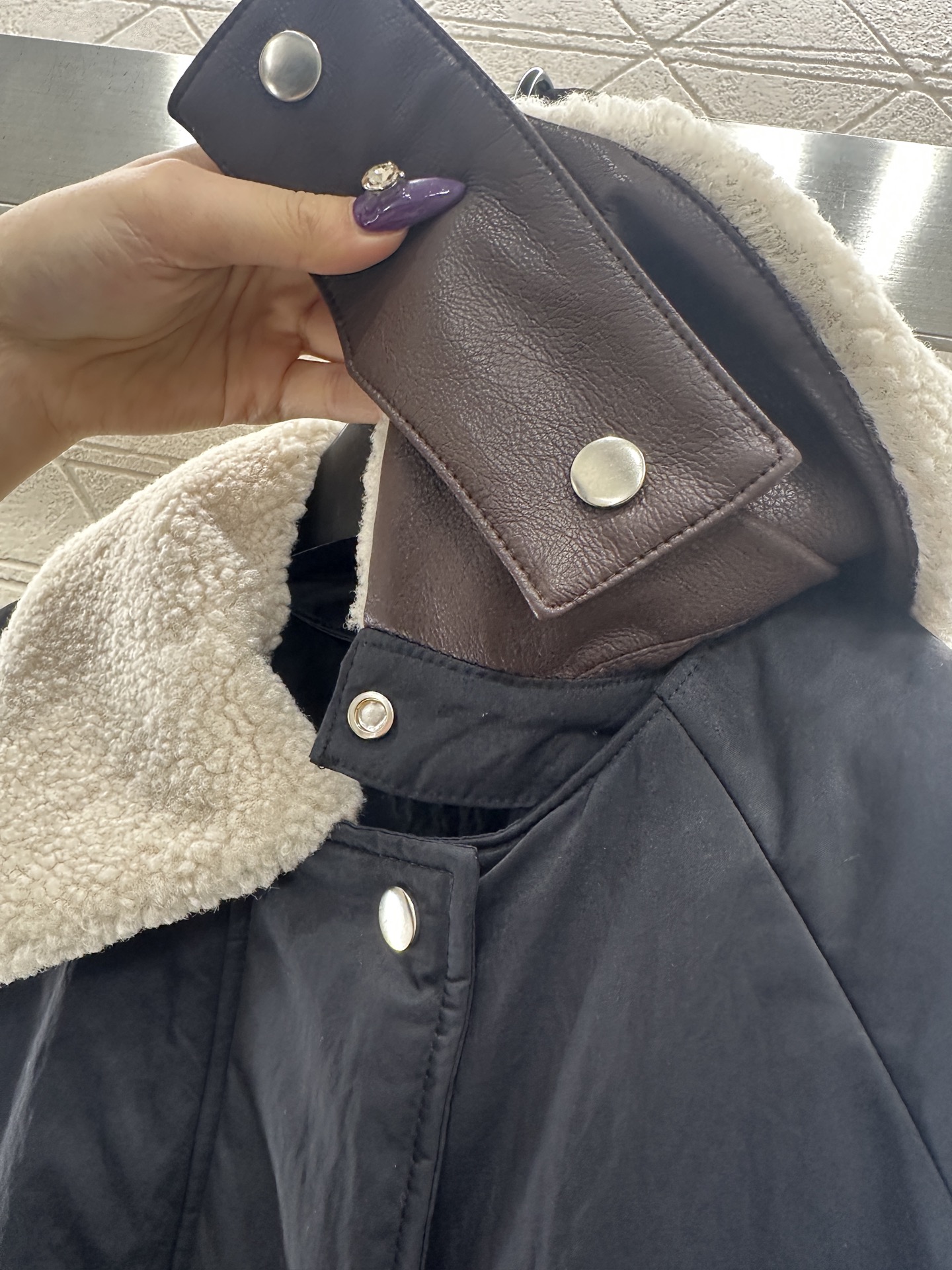 ♥Loew*♥2025新品上架 泰迪绒两件套棉服马甲定制YB泰迪羊毛绒➕防水尼龙材质，质感高级，穿搭有型