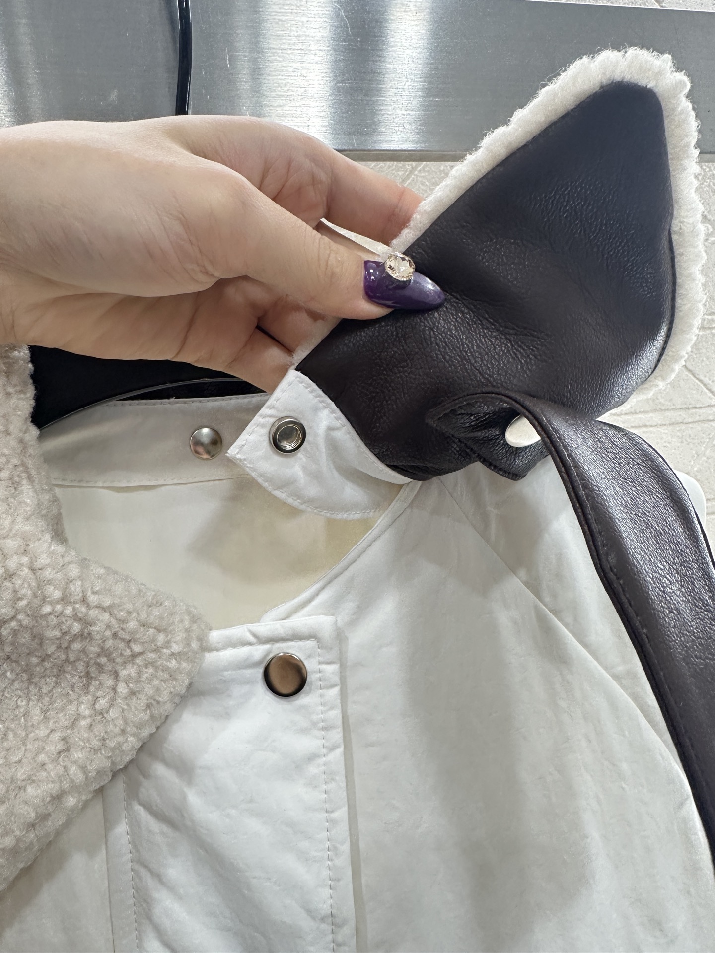 ♥Loew*♥2025新品上架 泰迪绒两件套棉服马甲定制YB泰迪羊毛绒➕防水尼龙材质，质感高级，穿搭有型