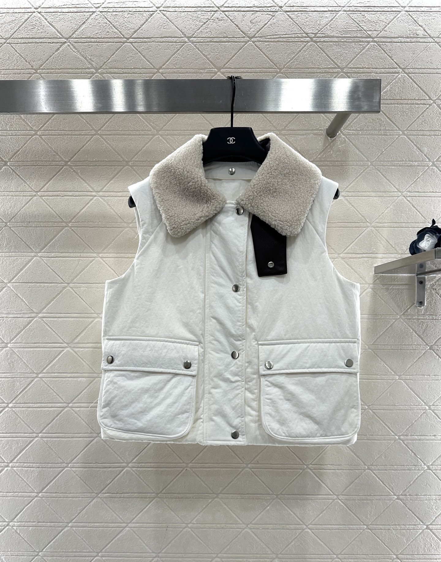 ♥Loew*♥2025新品上架 泰迪绒两件套棉服马甲定制YB泰迪羊毛绒➕防水尼龙材质，质感高级，穿搭有型