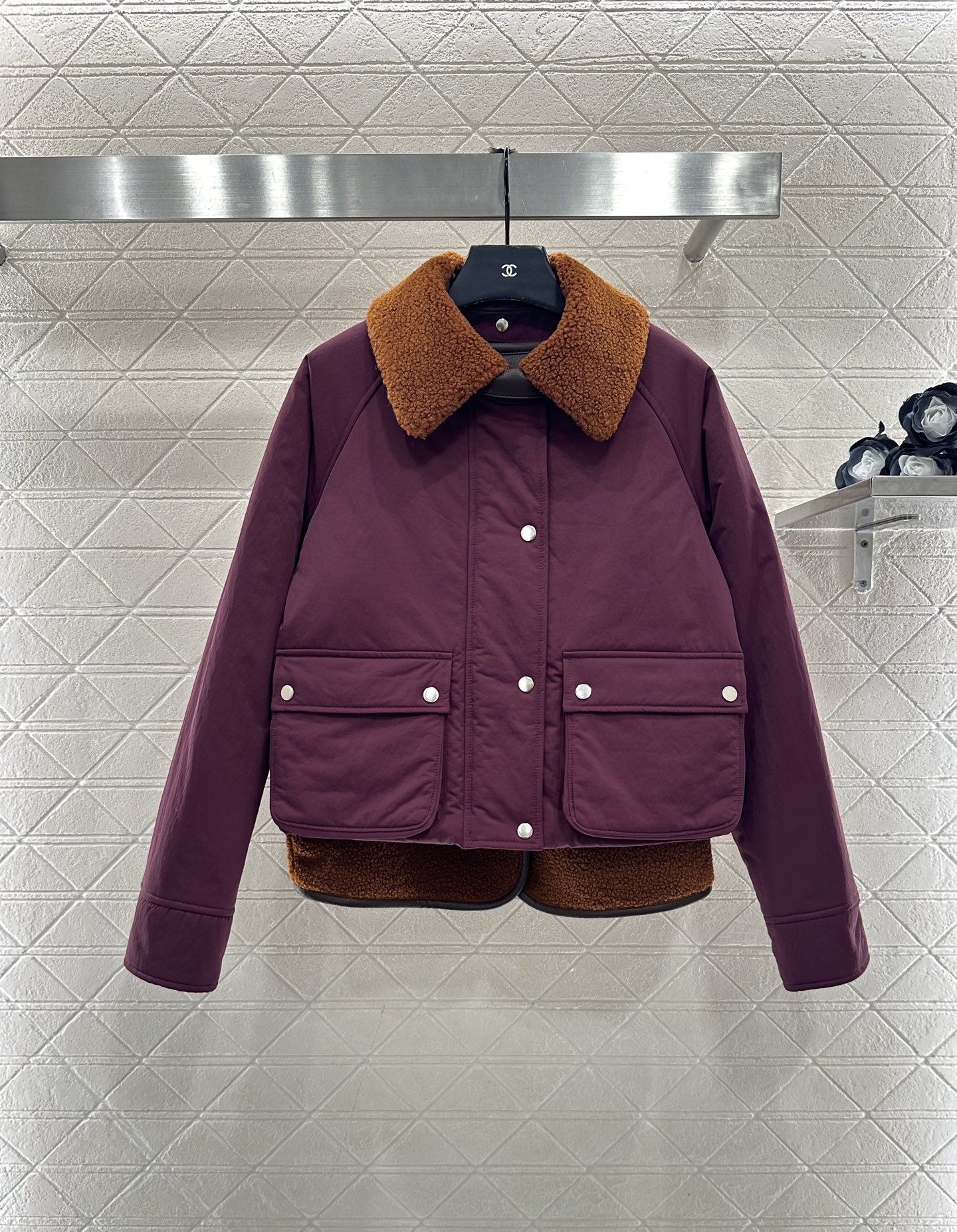 ♥Loew*♥2025新品上架 泰迪绒两件套棉服外套定制YB泰迪羊毛绒➕防水尼龙材质，质感高级，穿搭有型