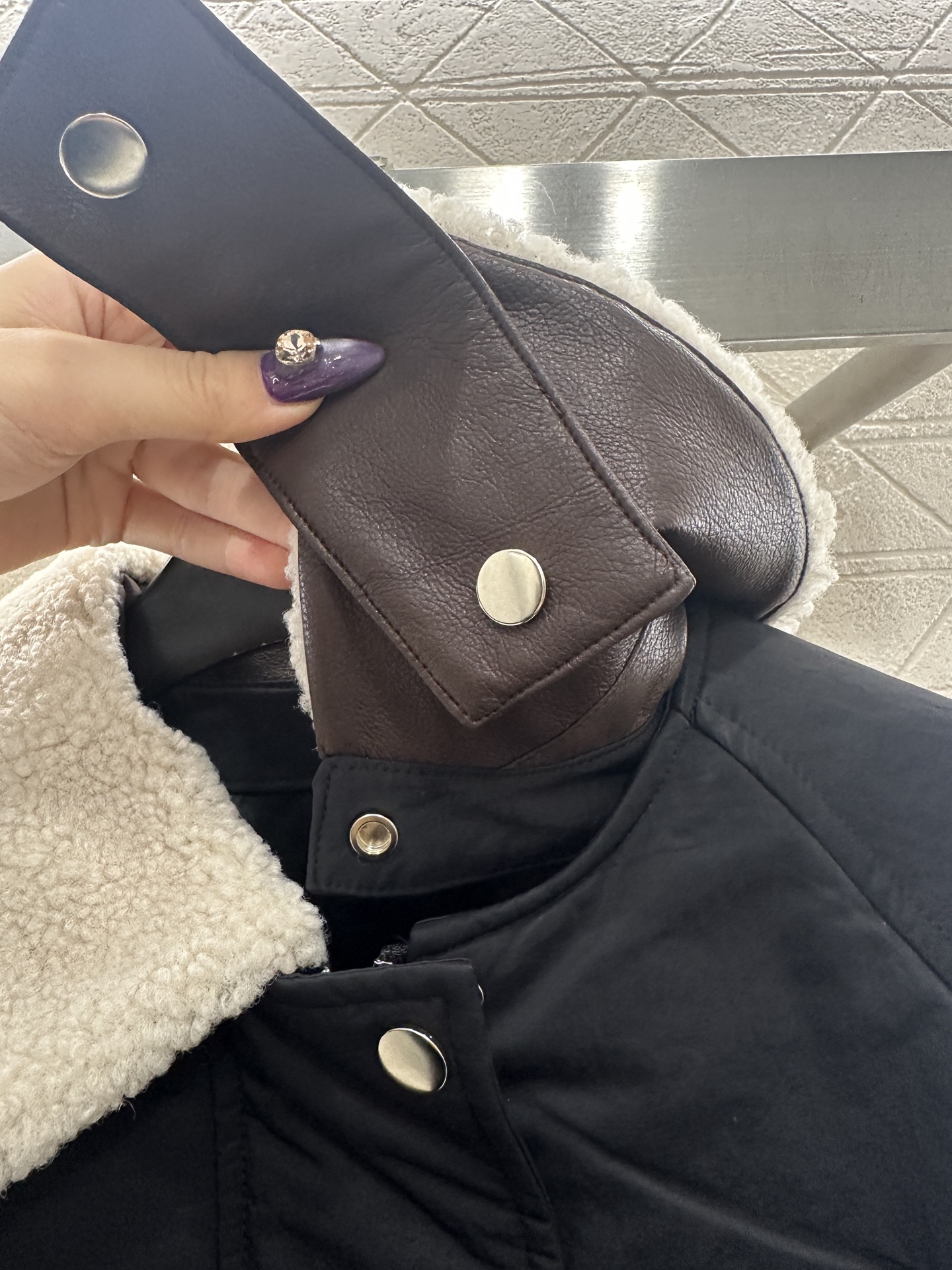 ♥Loew*♥2025新品上架 泰迪绒两件套棉服外套定制YB泰迪羊毛绒➕防水尼龙材质，质感高级，穿搭有型