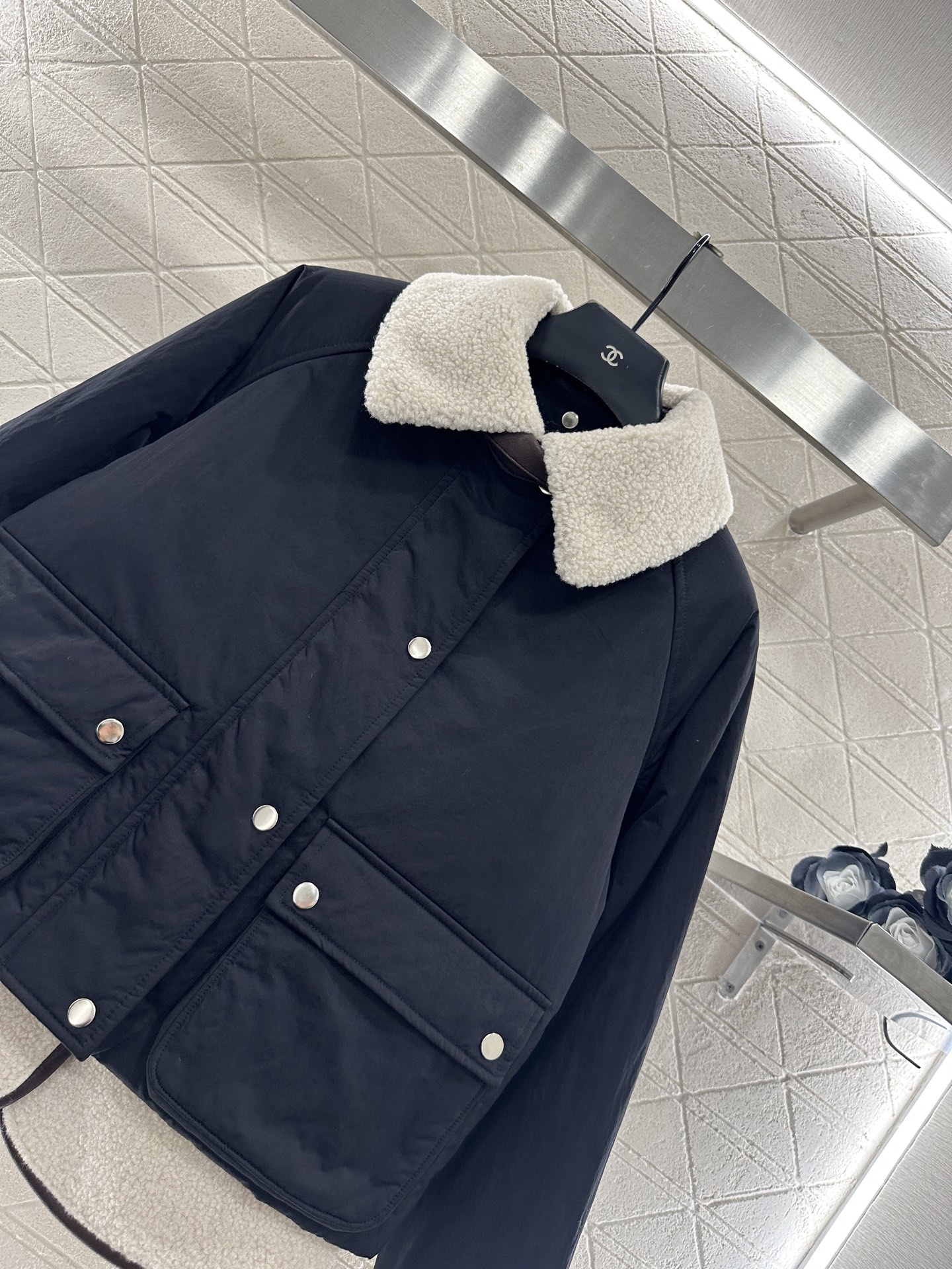 ♥Loew*♥2025新品上架 泰迪绒两件套棉服外套定制YB泰迪羊毛绒➕防水尼龙材质，质感高级，穿搭有型