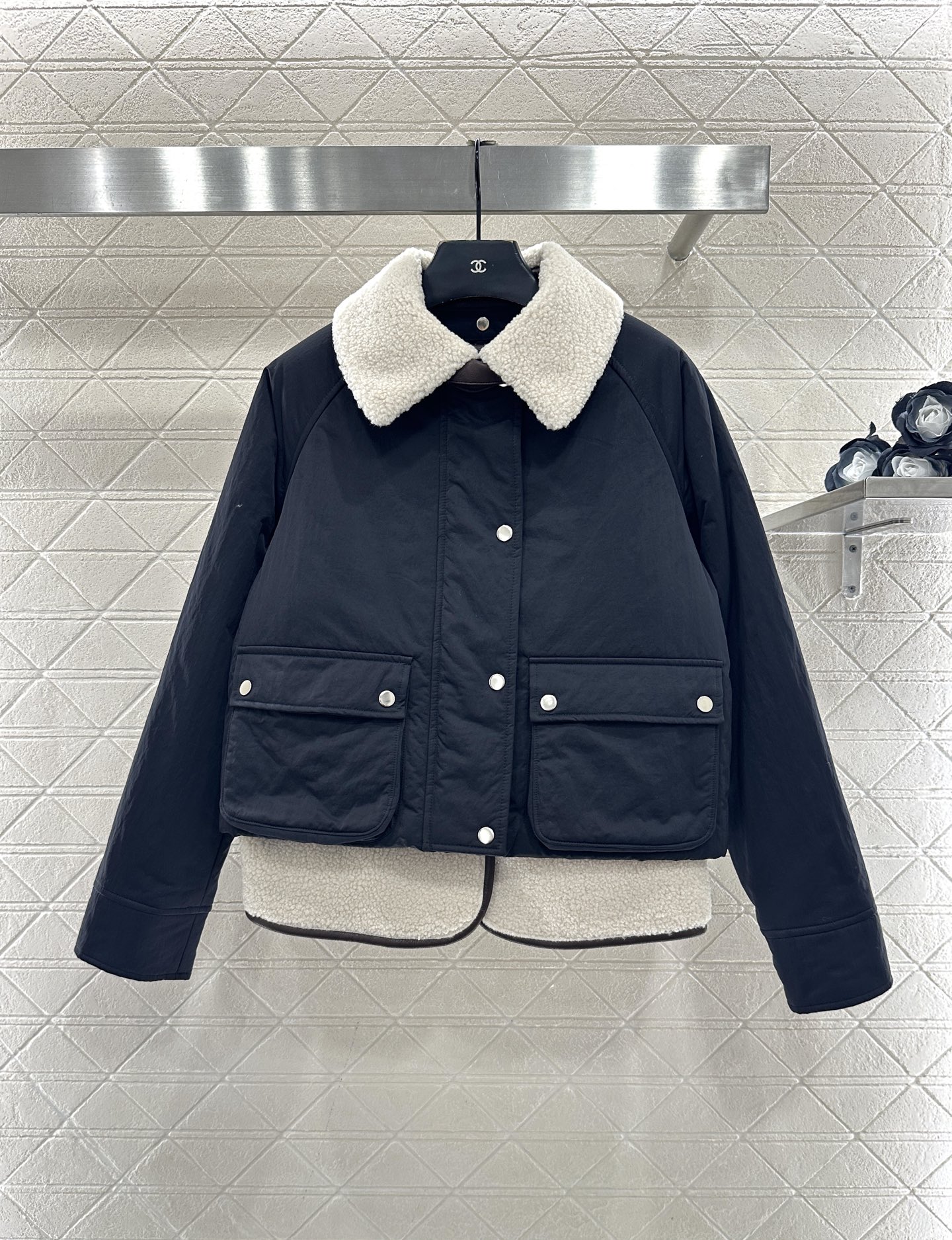 ♥Loew*♥2025新品上架 泰迪绒两件套棉服外套定制YB泰迪羊毛绒➕防水尼龙材质，质感高级，穿搭有型