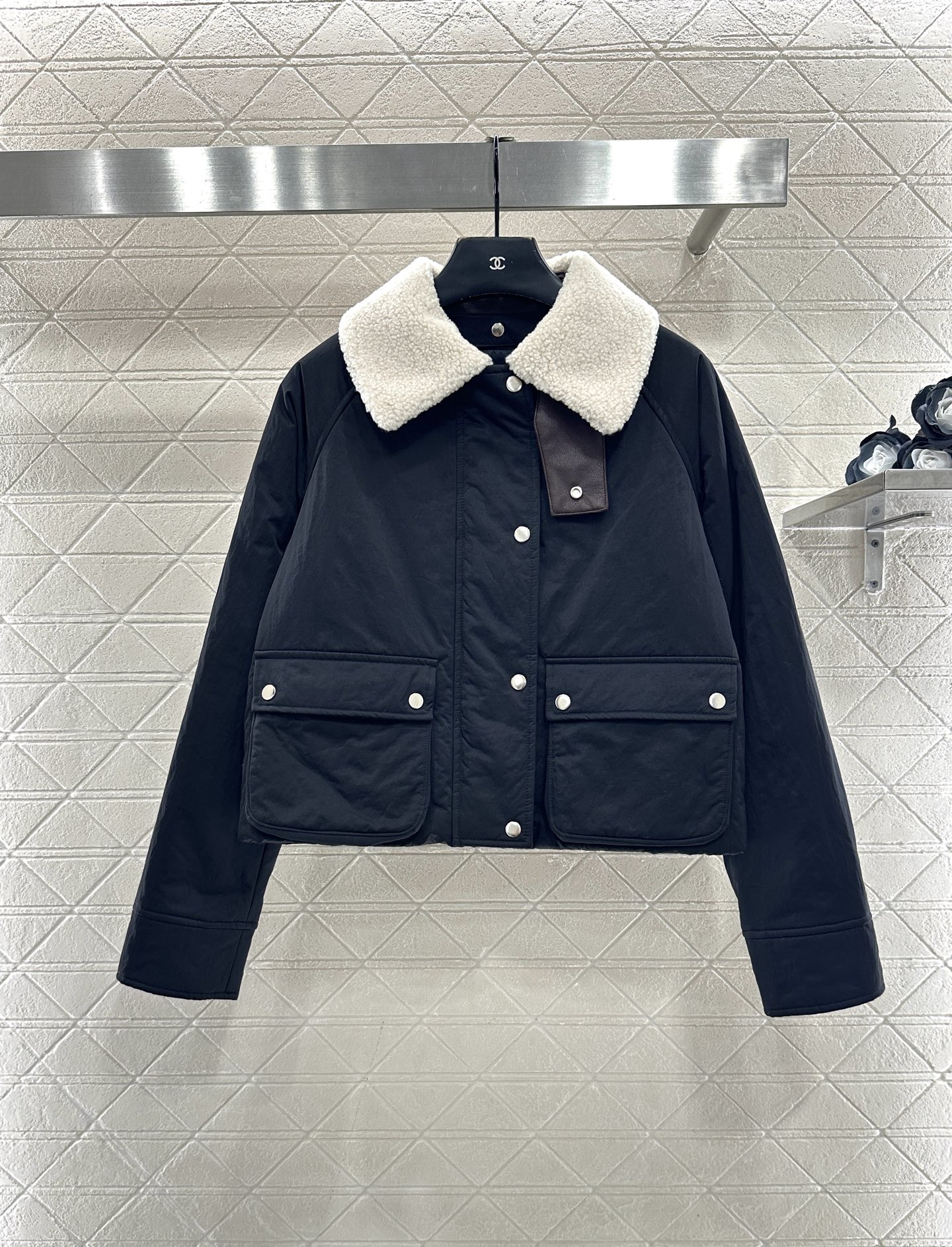 ♥Loew*♥2025新品上架 泰迪绒两件套棉服外套定制YB泰迪羊毛绒➕防水尼龙材质，质感高级，穿搭有型