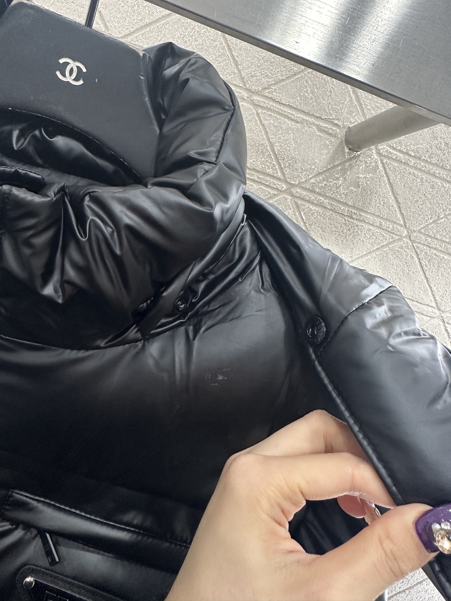 ♥Prad*♥2025新品上架 连帽可拆卸羽绒服外套定制YB进口反光防风防水尼龙材质，其工艺还原，升级材