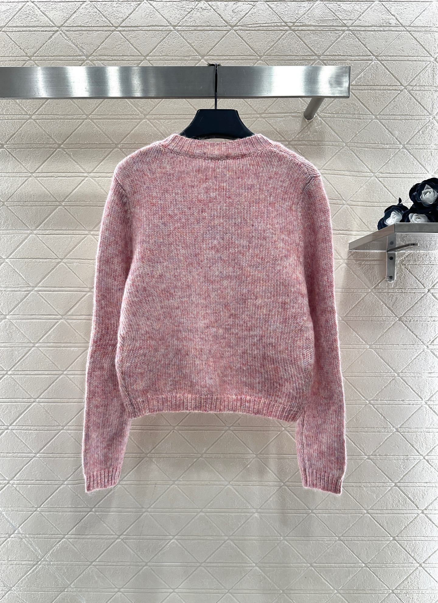 ♥Chane*♥2025新品上架 圆领针织开衫定制YB羊毛针织材质，质感高级，舒适柔软，圆领开衫剪裁，领