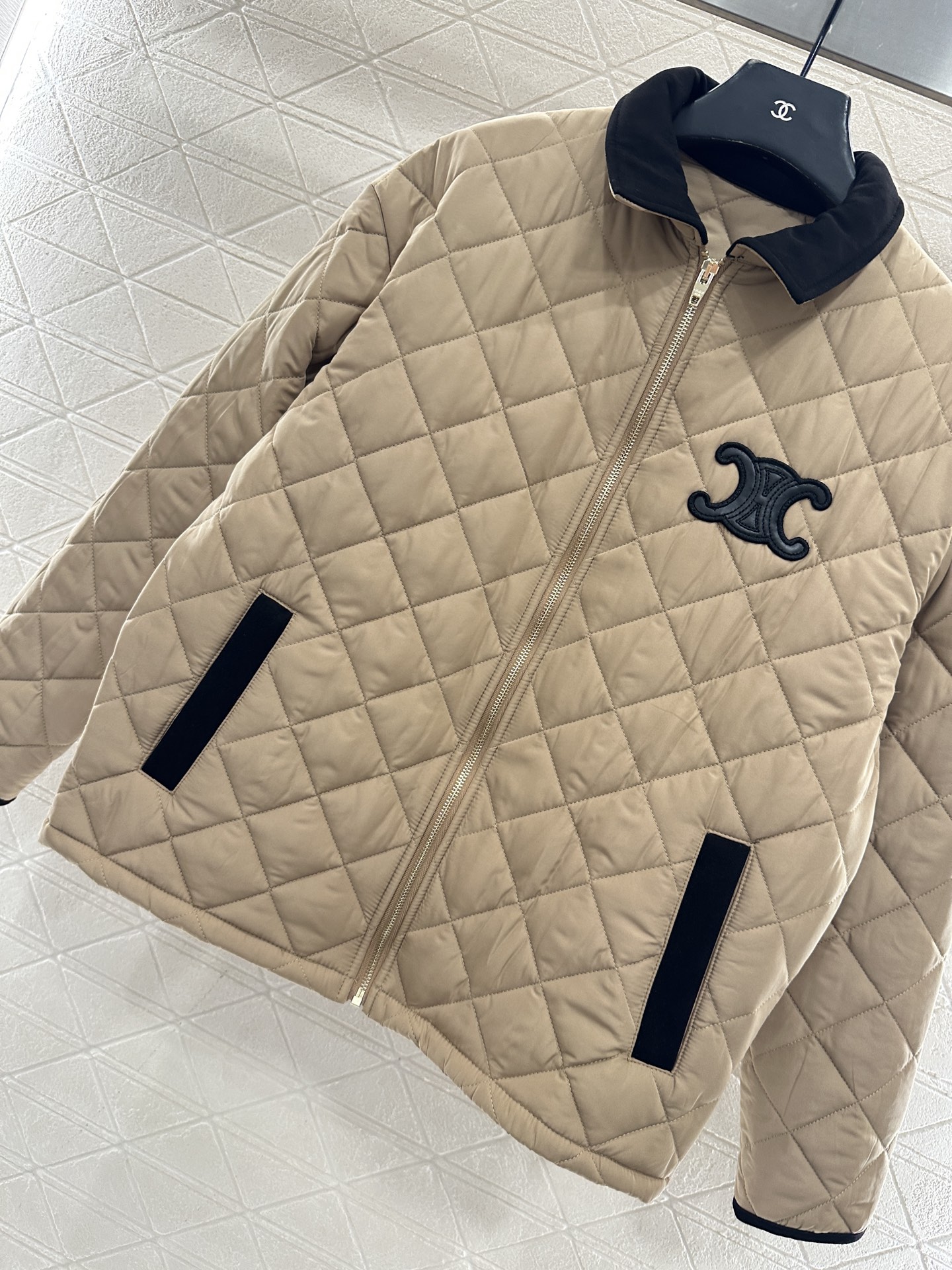 ♥Celin*♥2025新品上架 灯芯绒领棉服外套定制YB防风防水尼龙材质，衔棉填充内里，整件轻盈保暖，