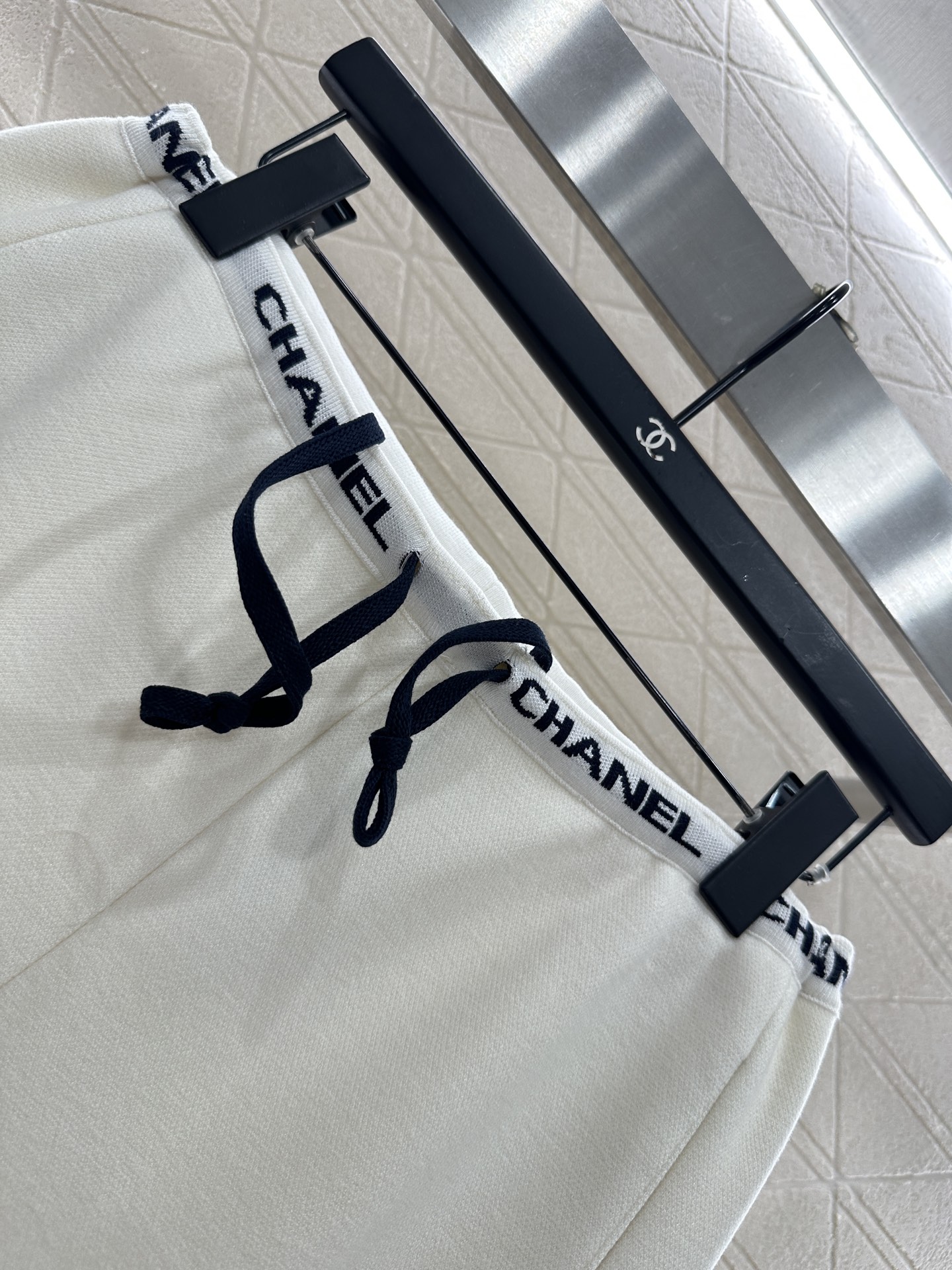 ♥Chane*♥2025新品上架 加绒织带阔腿弯刀长裤定制YB进口羊毛混纺材质，质感高级，加绒厚度，分量