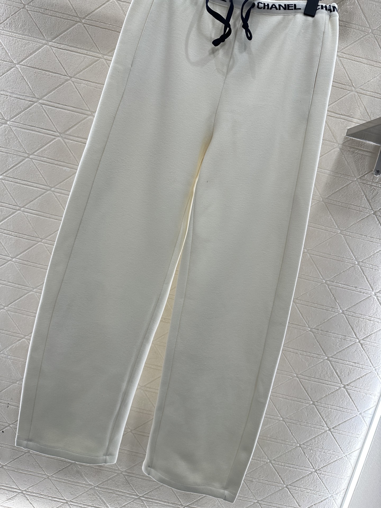 ♥Chane*♥2025新品上架 加绒织带阔腿弯刀长裤定制YB进口羊毛混纺材质，质感高级，加绒厚度，分量