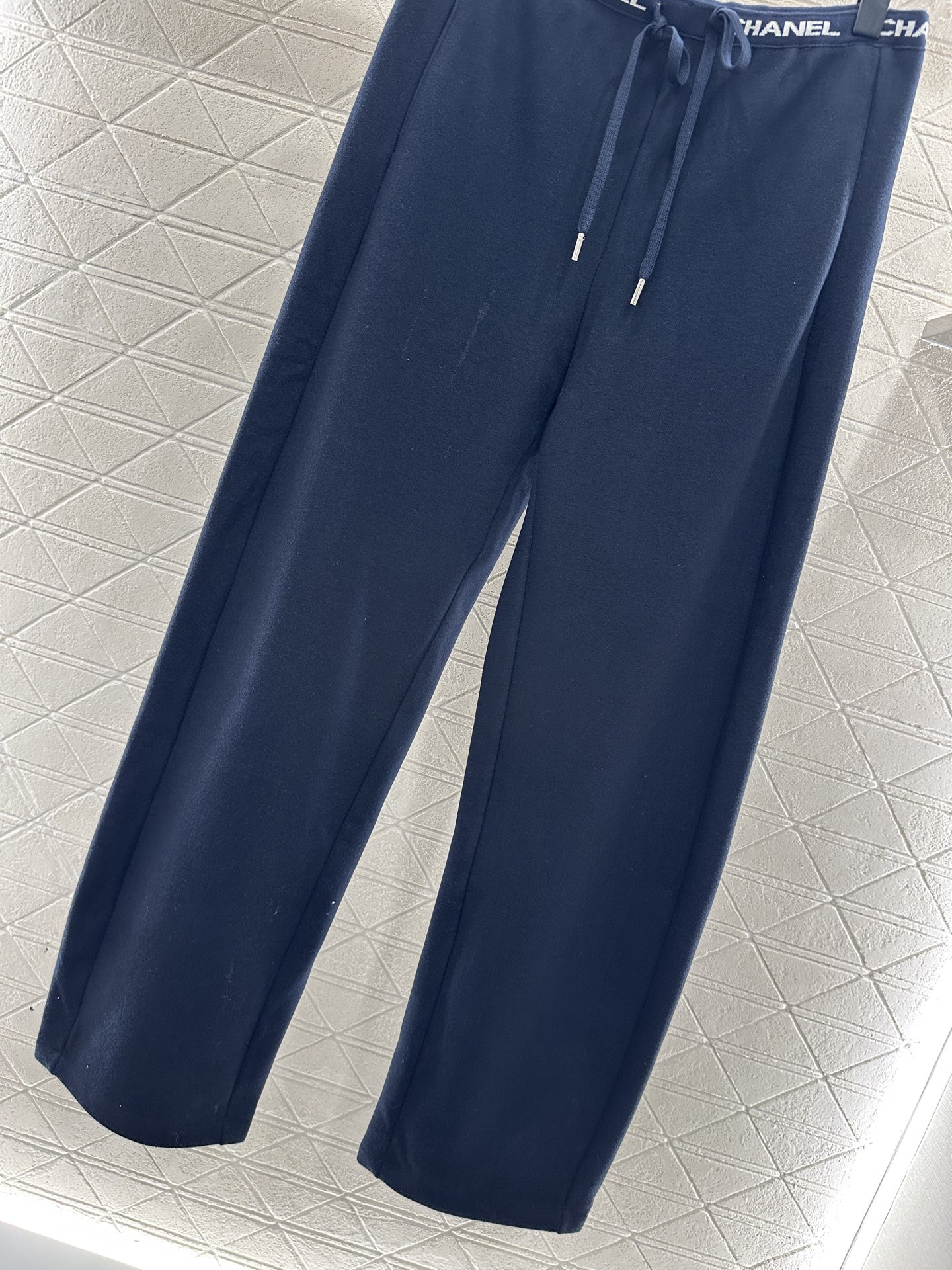 ♥Chane*♥2025新品上架 加绒织带阔腿弯刀长裤定制YB进口羊毛混纺材质，质感高级，加绒厚度，分量