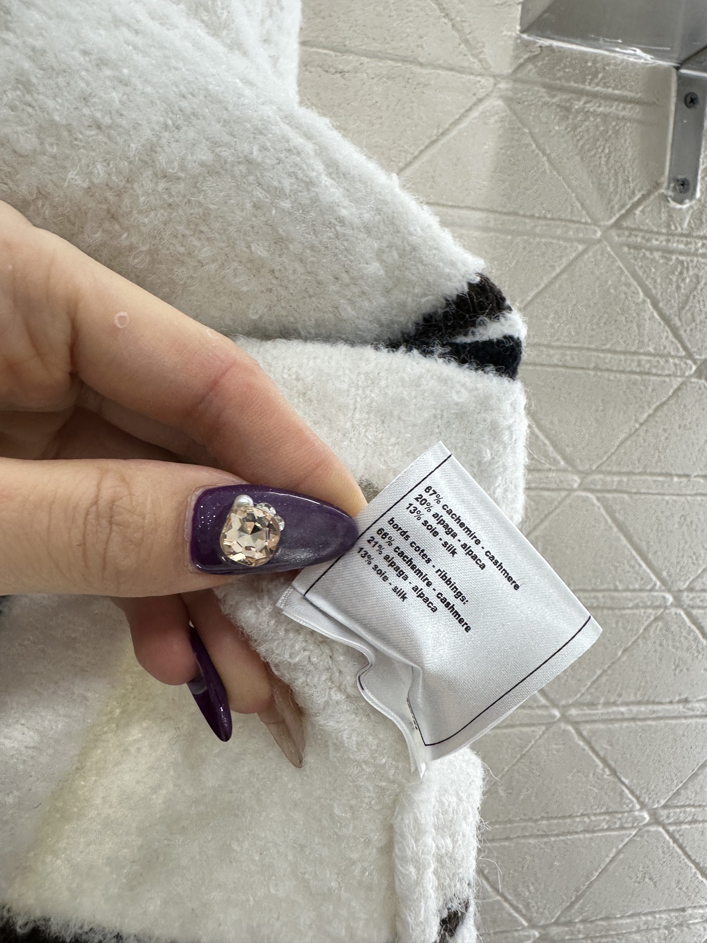 ♥Chane*♥2025新品上架 撞色条纹翻领针织上衣25coco滑雪🎿系列#定制YB羊绒纱线织造，工艺