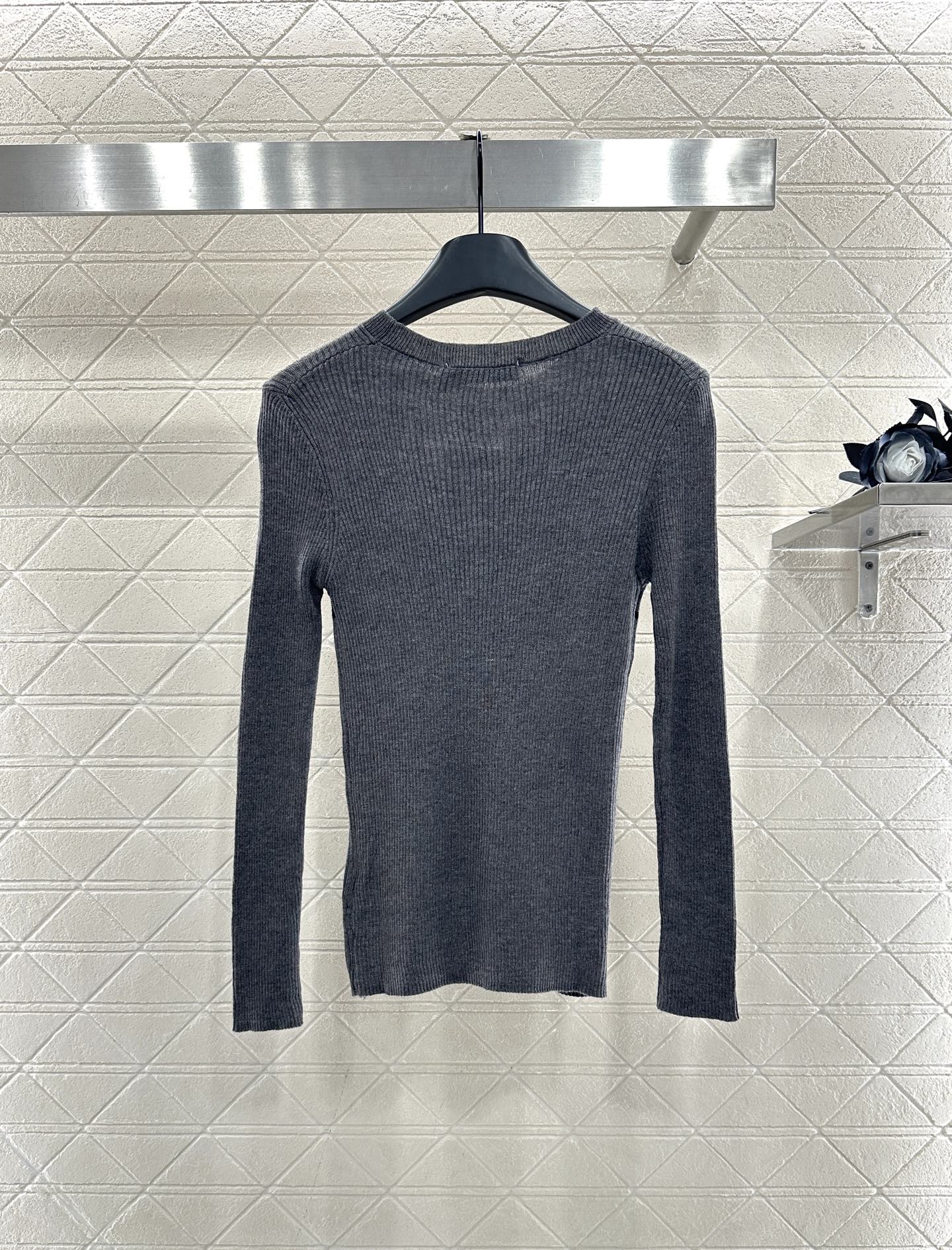 ♥Dio*♥2025新品上架 修身打底五角星针织长袖定制YB羊毛纱线织造，质感高级，舒适柔软，圆领针织长