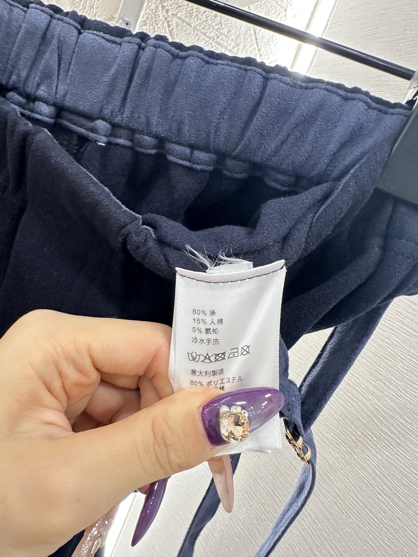 ♥Loew*♥2025新品上架 侧腰带扣抽绳直筒长裤定制YB进口人棉材质，面料柔挺舒适，垂顺有型，高腰抽