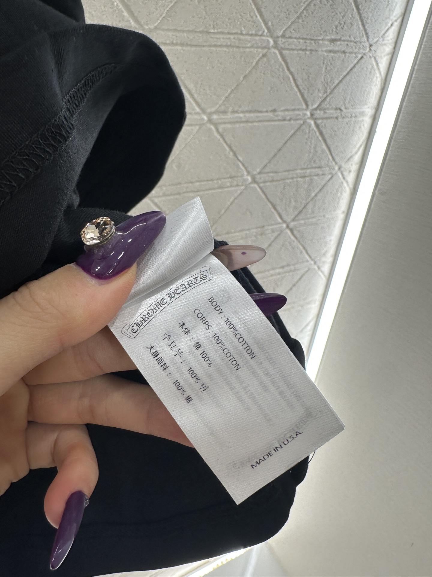 ♥Chrome hear*♥2025新品上架 字母印花短袖𝑇𝑒𝑒定制YB斜纹全棉材质，质感舒适，弹力十足