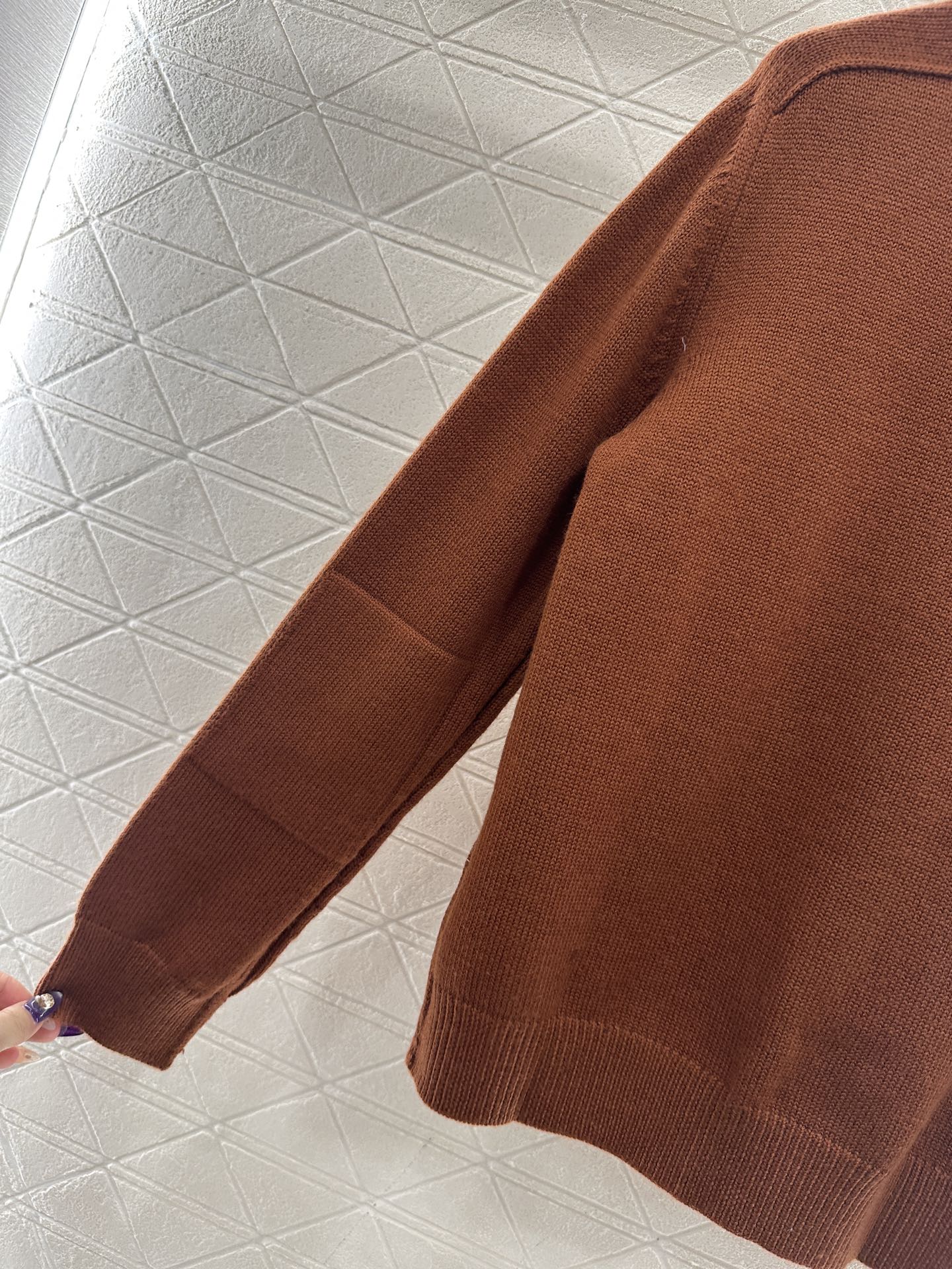 ♥BBR*♥2025新品上架 套头战马针织长袖定制YB羊毛纱线织造，质感高级，舒适柔软，圆领套头毛衣剪裁