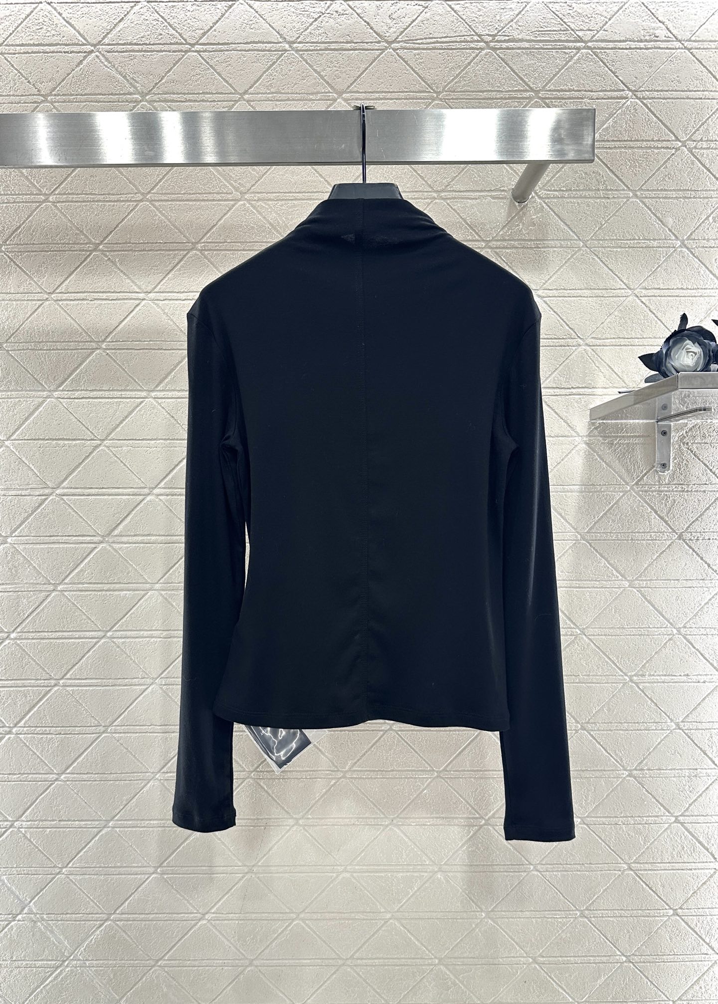 ♥Saint Lauren*♥2025新品上架 修身字母高领打底衫定制YB羊毛材质，质感舒适，弹力十足，