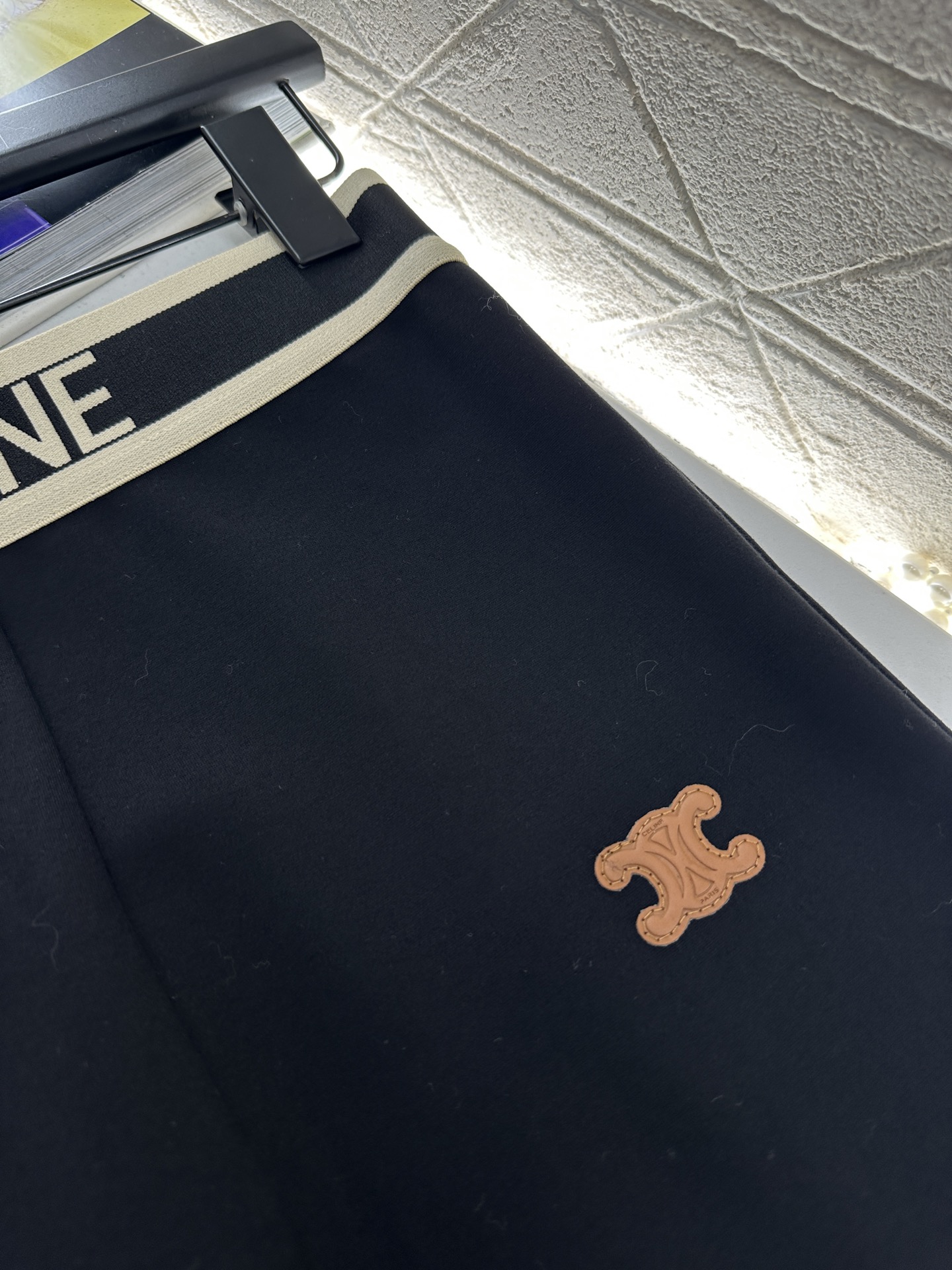 ♥Celin*♥2025新品上架 字母织带高弹打底裤定制YB进口高弹力材质，弹力舒适，打底裤版型，弹性十