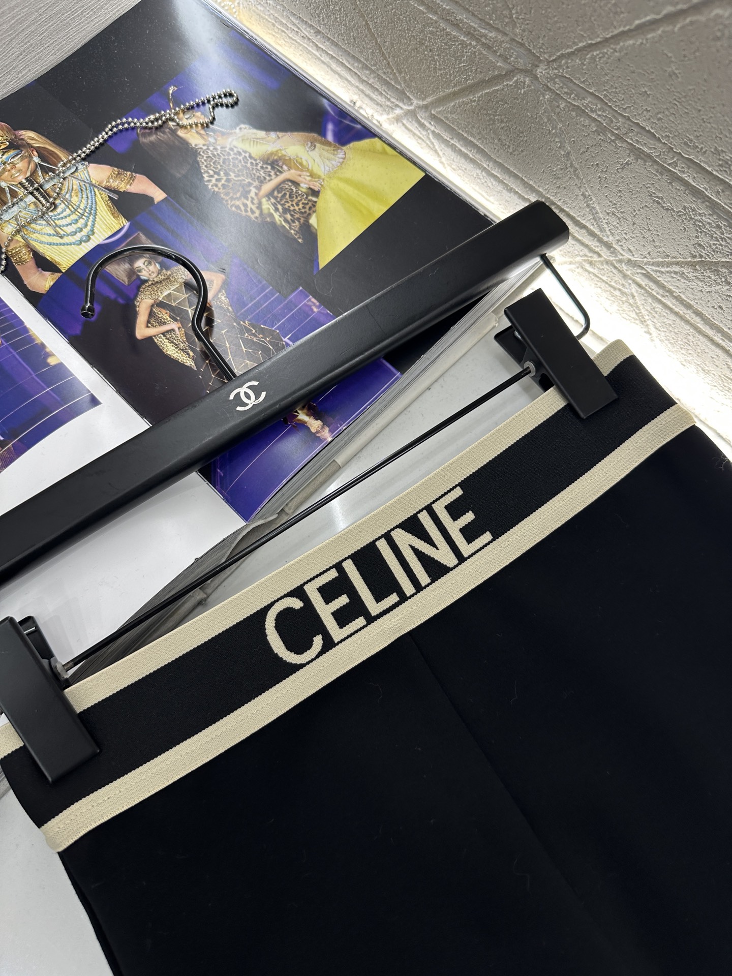 ♥Celin*♥2025新品上架 字母织带高弹打底裤定制YB进口高弹力材质，弹力舒适，打底裤版型，弹性十