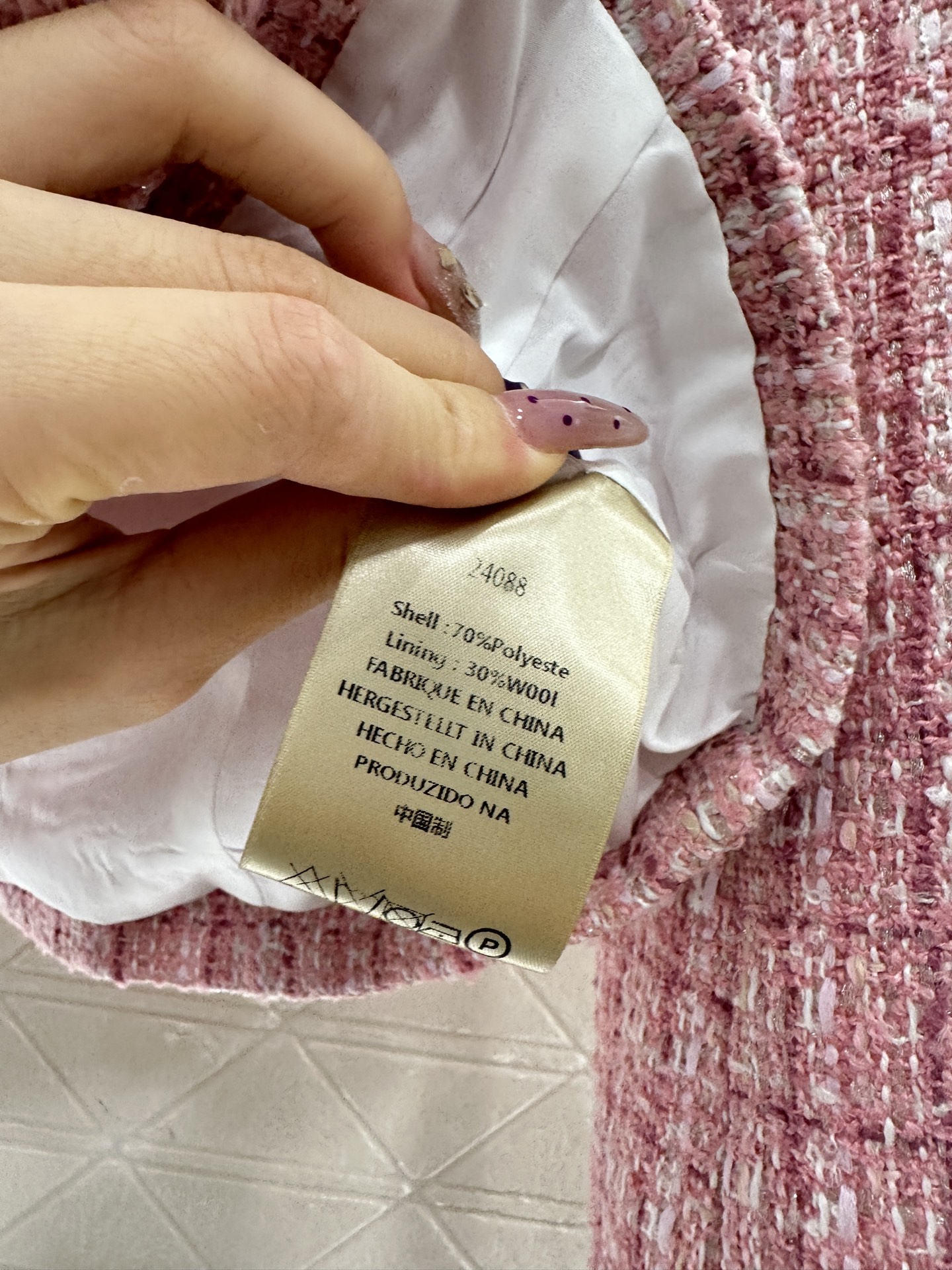 ♥Chane*♥2025新品上架 圆领编织洋装半裙套装定制YB进口粗纺毛呢材质，质感高级，品相十足，圆领