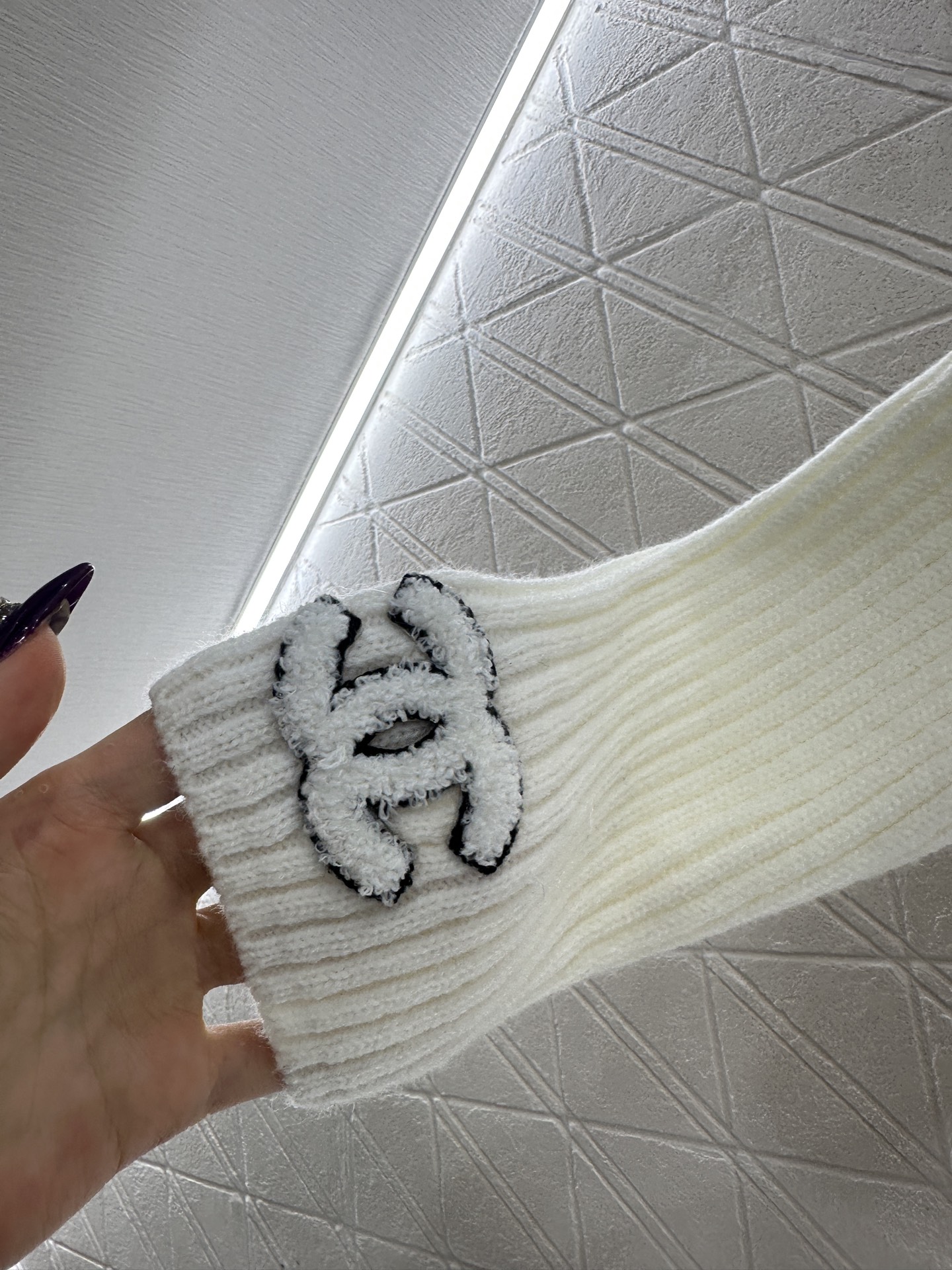 ♥Chane*♥2025新品上架 针织拼接翻领皮毛外套定制YB皮毛拼接羊毛针织材质，前后片毛绒手感柔软舒