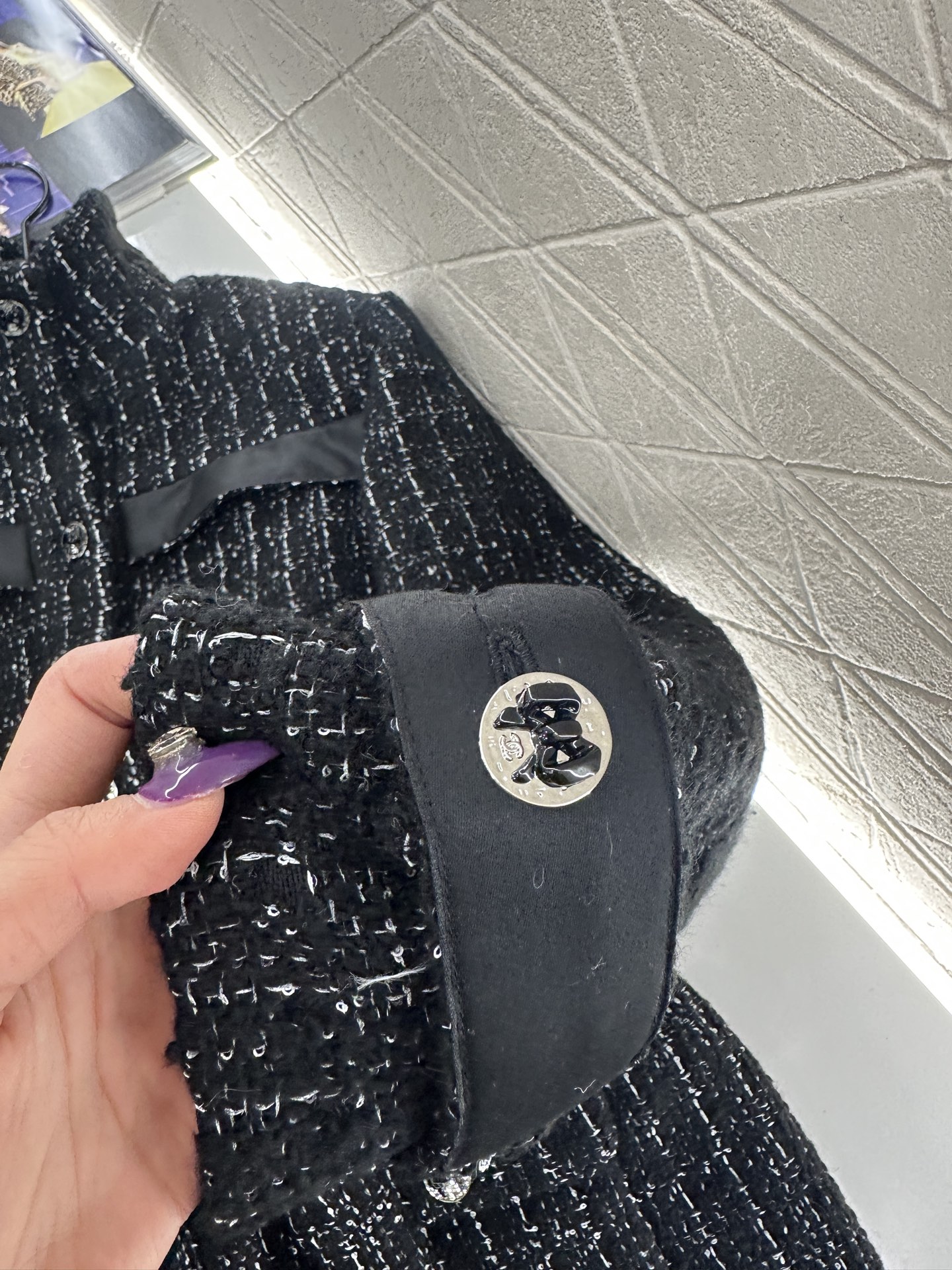 ♥Chane*♥2025新品上架 编织腰带洋装外套定制YB进口粗纺羊毛呢材质，肌理明显，毛料肉眼可见，质