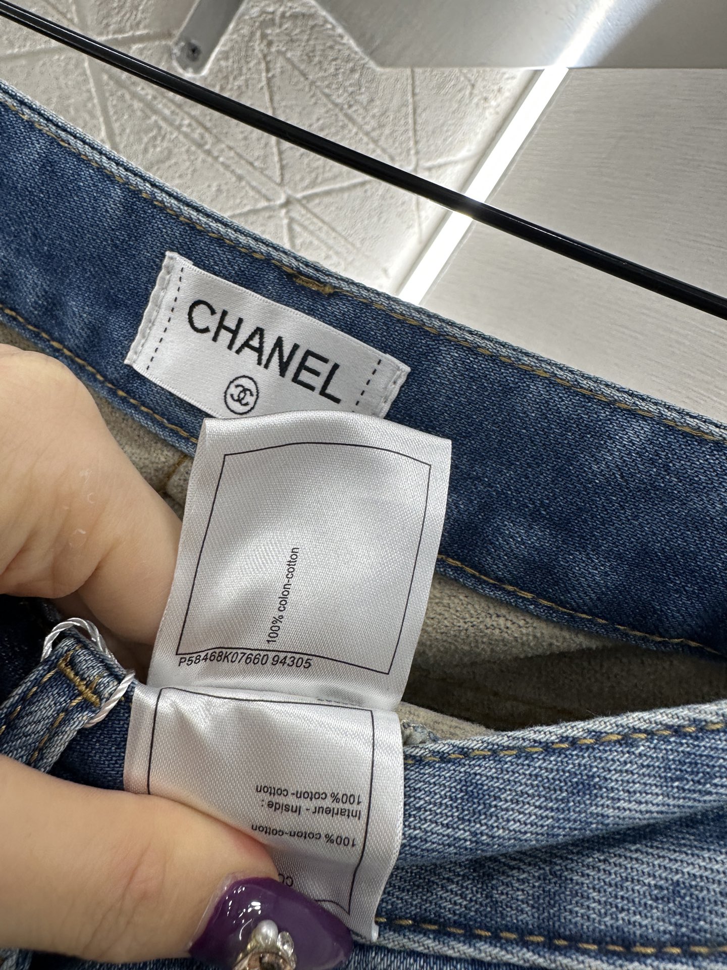 ♥Chane*♥2025新品上架 磨绒阔腿牛仔长裤定制YB斜纹棉牛仔材质，透气性佳，柔软亲肤。高腰阔腿长