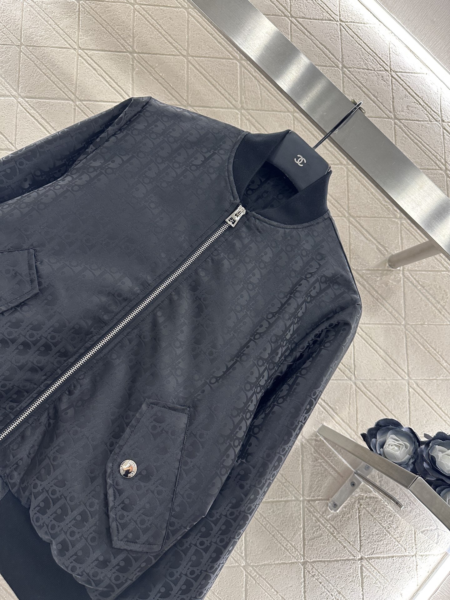 ♥Dio*♥2025新品上架 提花暗纹棒球棉服外套定制YB进口提花材质，质感光泽，轻便舒适，品相十足，休