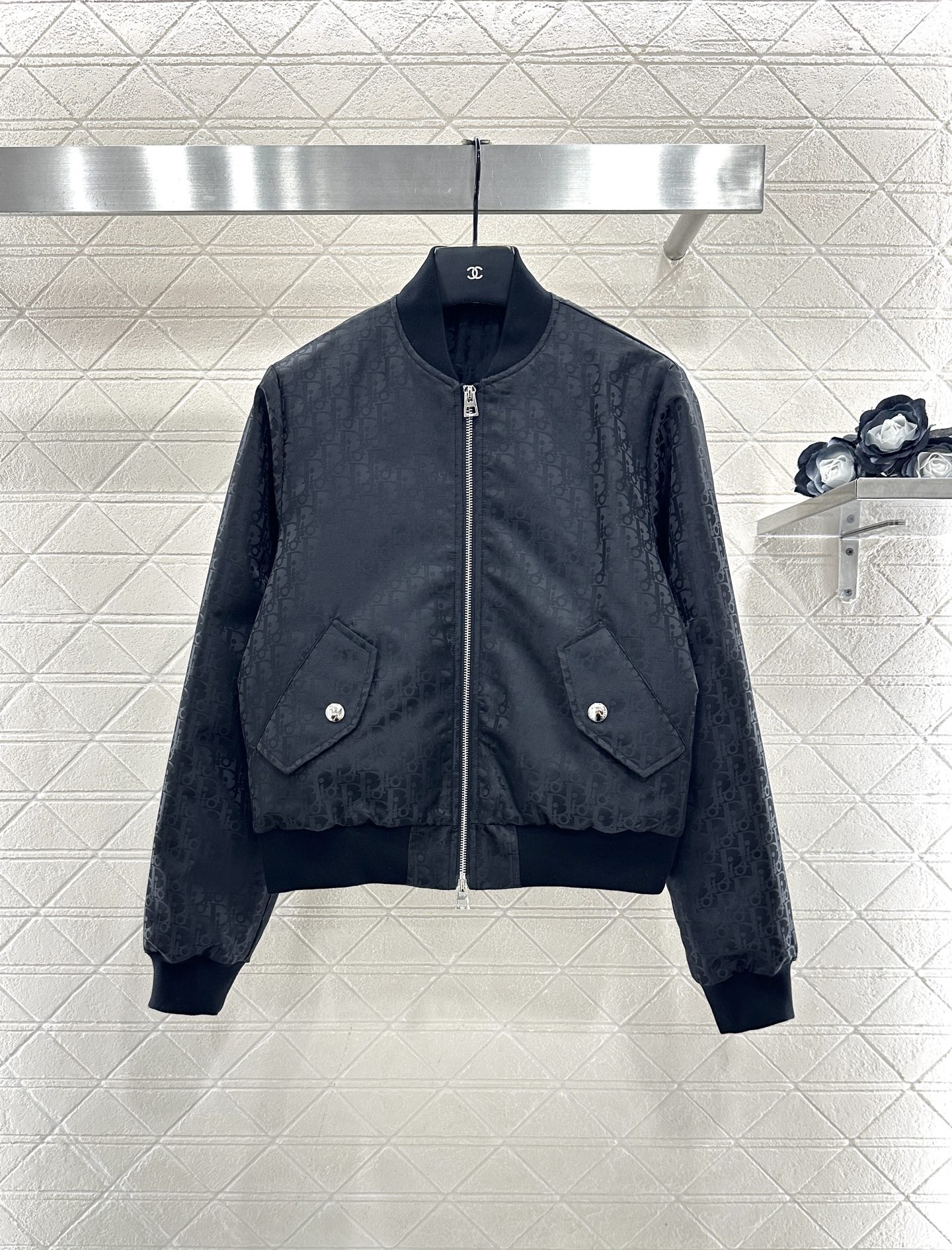 ♥Dio*♥2025新品上架 提花暗纹棒球棉服外套定制YB进口提花材质，质感光泽，轻便舒适，品相十足，休