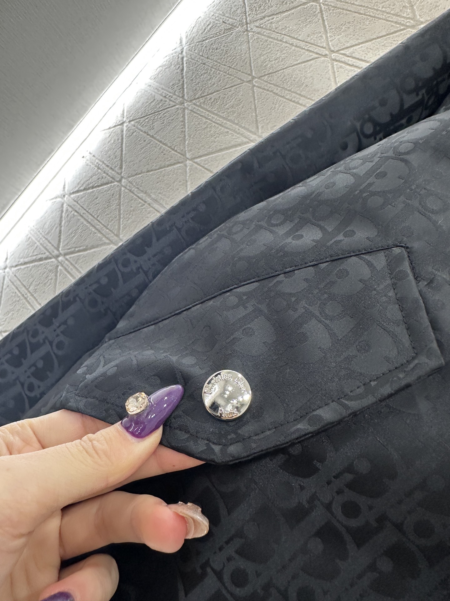 ♥Dio*♥2025新品上架 提花暗纹棒球棉服外套定制YB进口提花材质，质感光泽，轻便舒适，品相十足，休